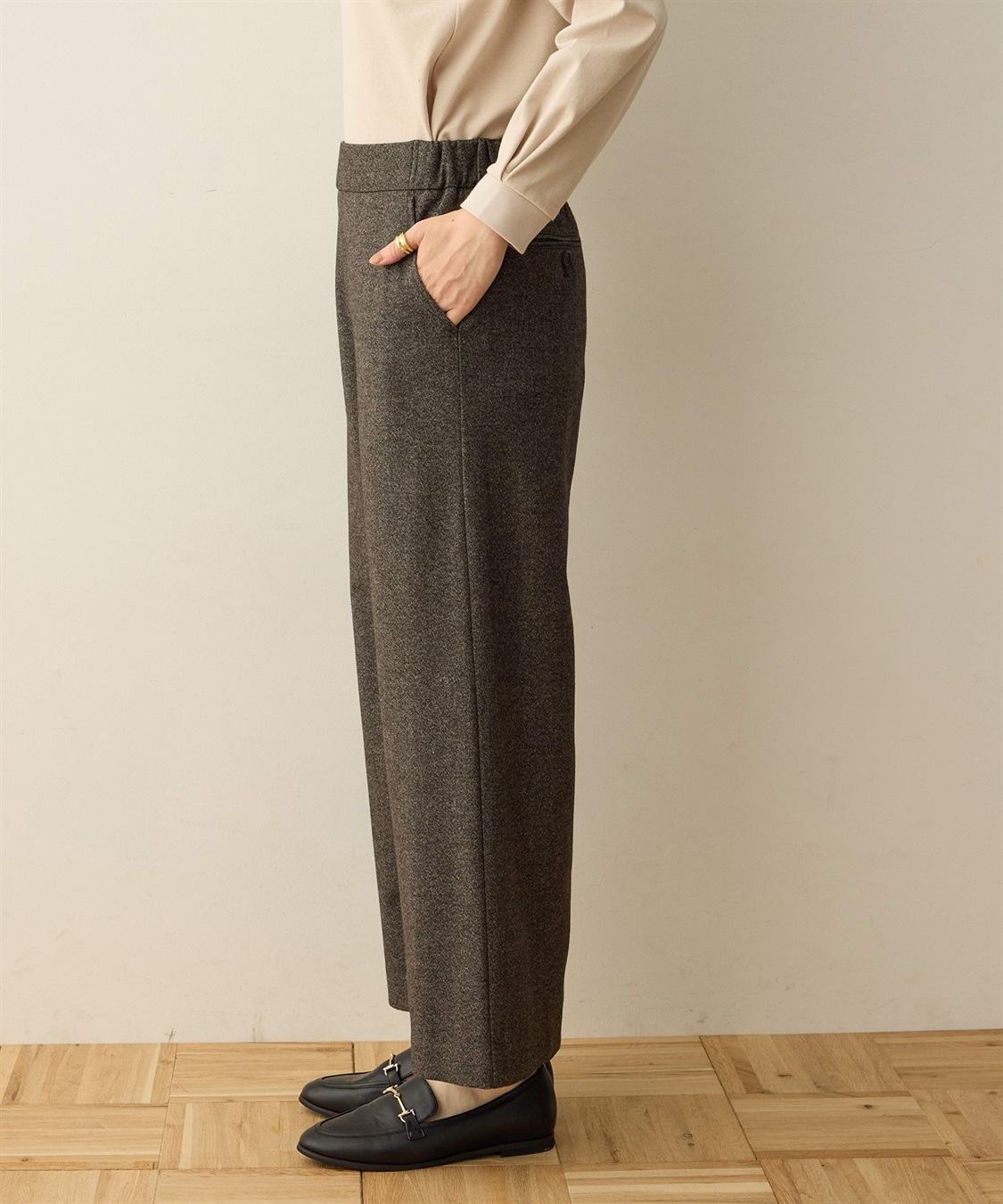 DECOY 裏起毛ワイドパンツ63cm丈_sub_2