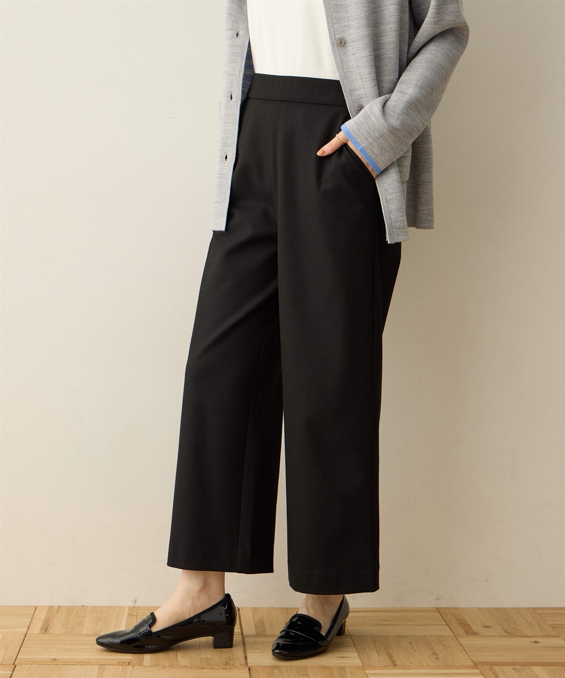 DECOY 裏起毛ワイドパンツ63cm丈_sub_4