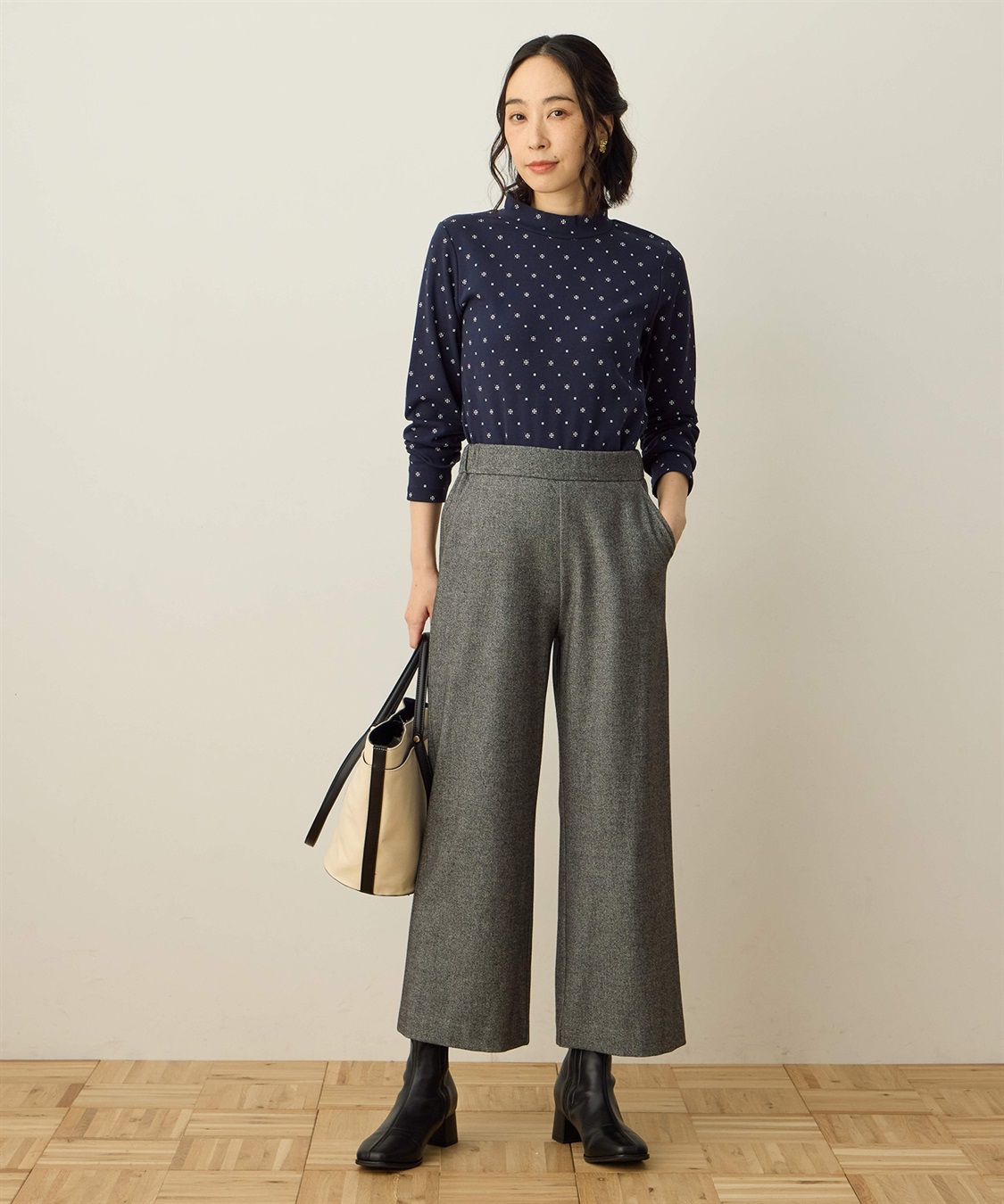 DECOY 裏起毛ワイドパンツ63cm丈_sub_10