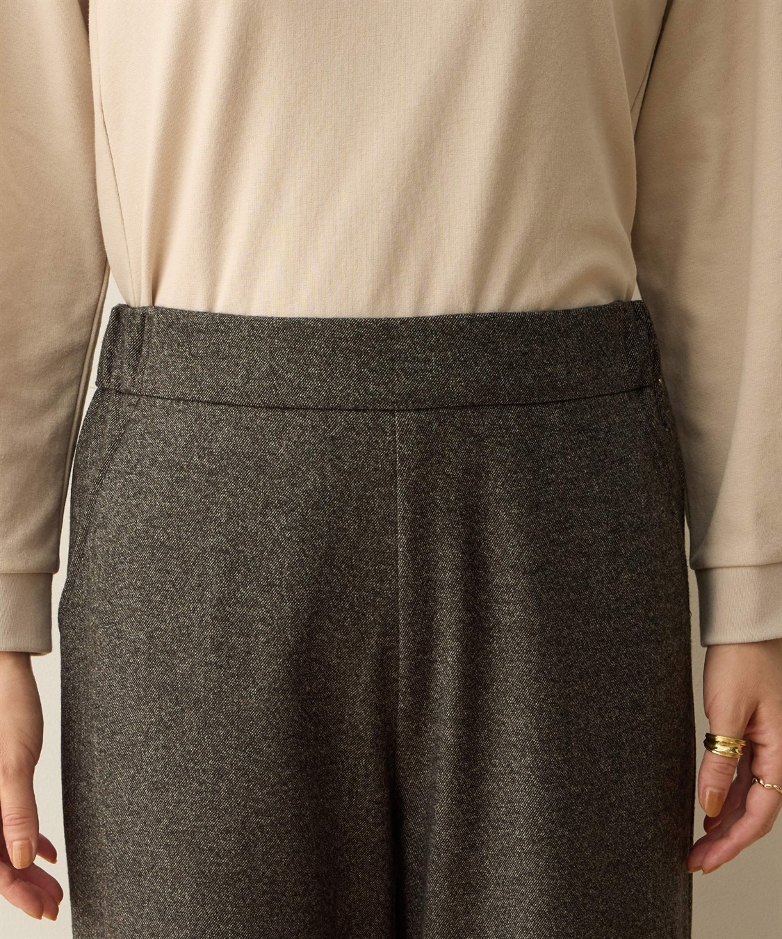 DECOY 裏起毛ワイドパンツ63cm丈_sub_21