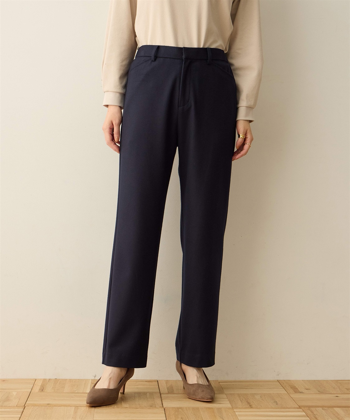 DECOY 裏起毛テーパードパンツ_sub_1