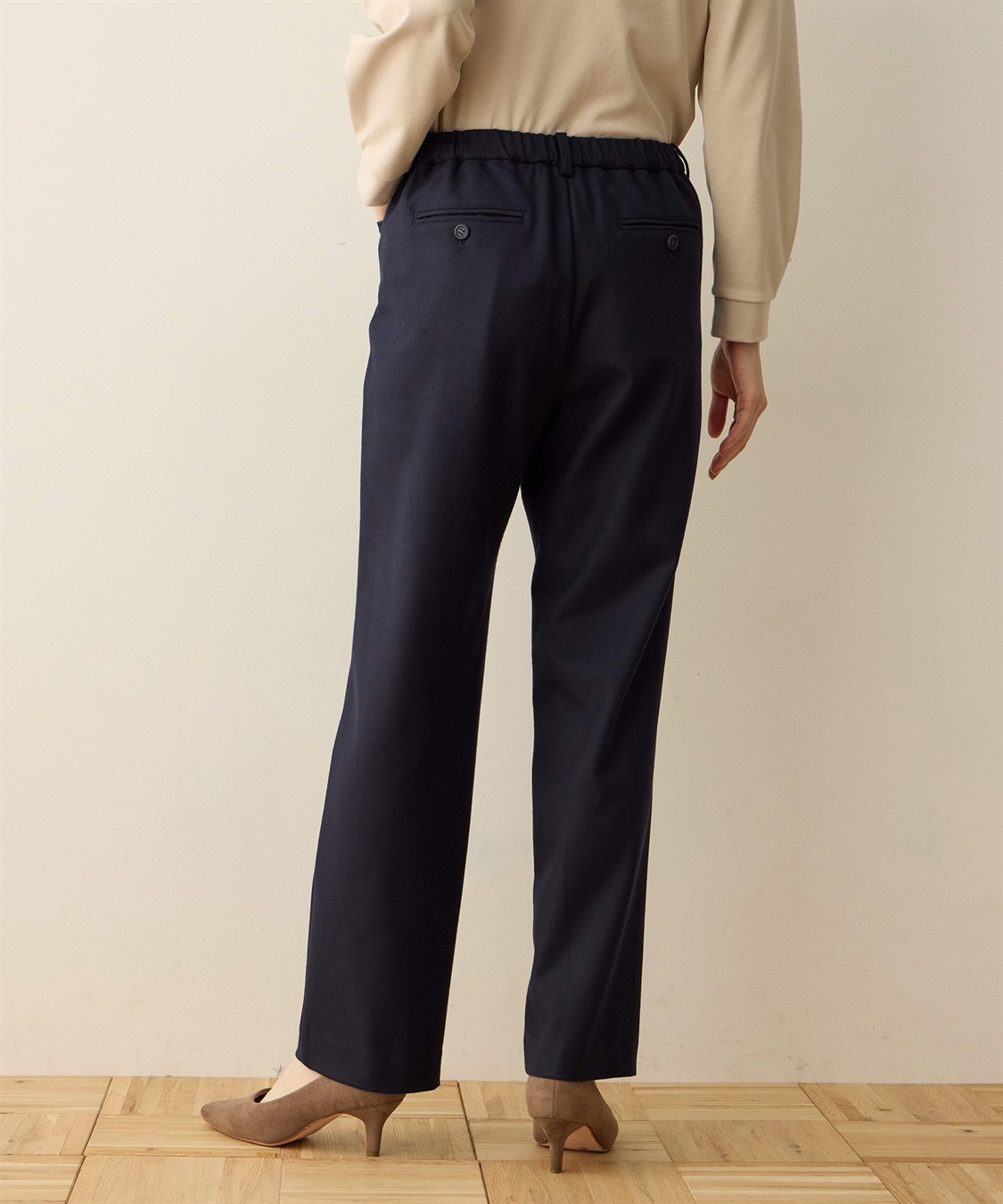 DECOY 裏起毛テーパードパンツ_sub_3