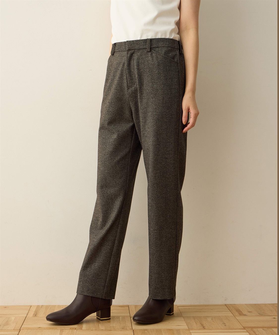 DECOY 裏起毛テーパードパンツ_sub_5