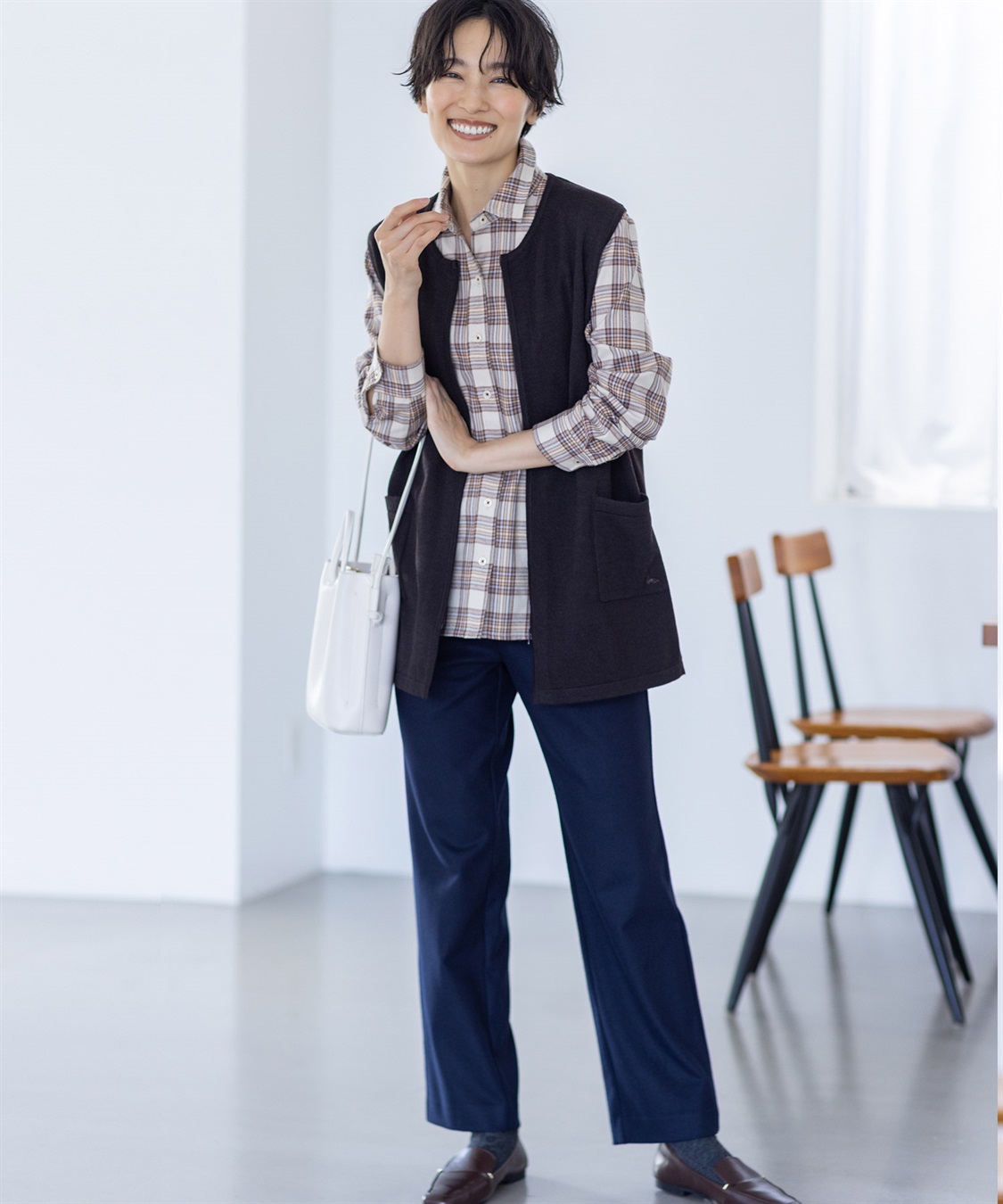 DECOY 裏起毛テーパードパンツ_sub_6