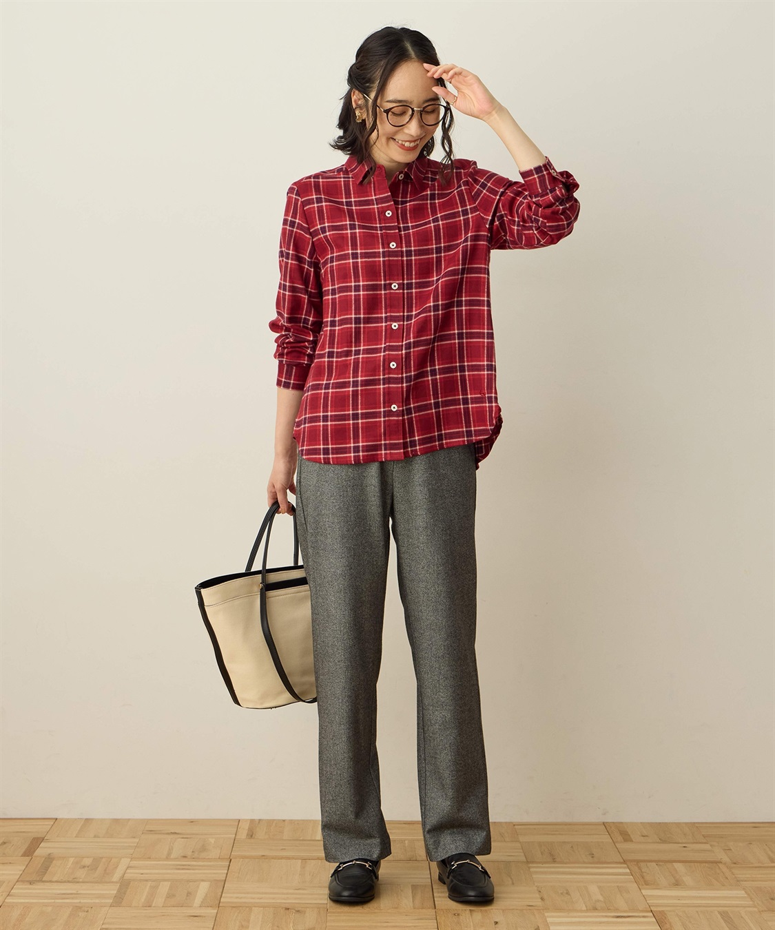 DECOY 裏起毛テーパードパンツ_sub_12