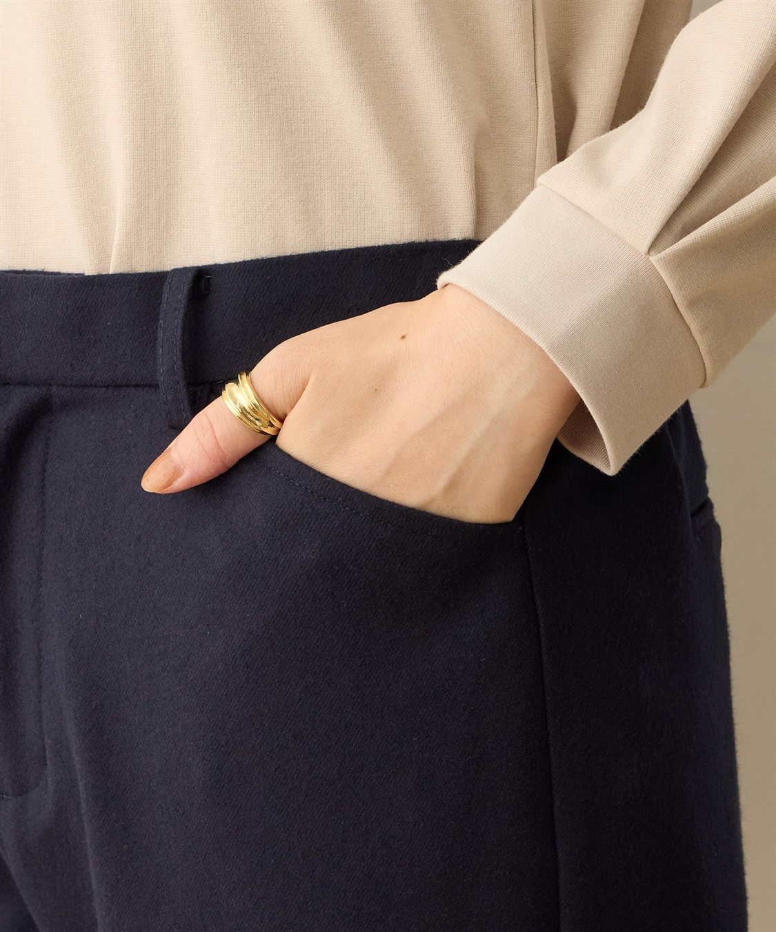 DECOY 裏起毛テーパードパンツ_sub_17