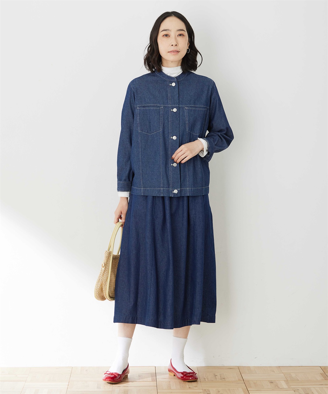 DECOY フレアデニムスカート_sub_6