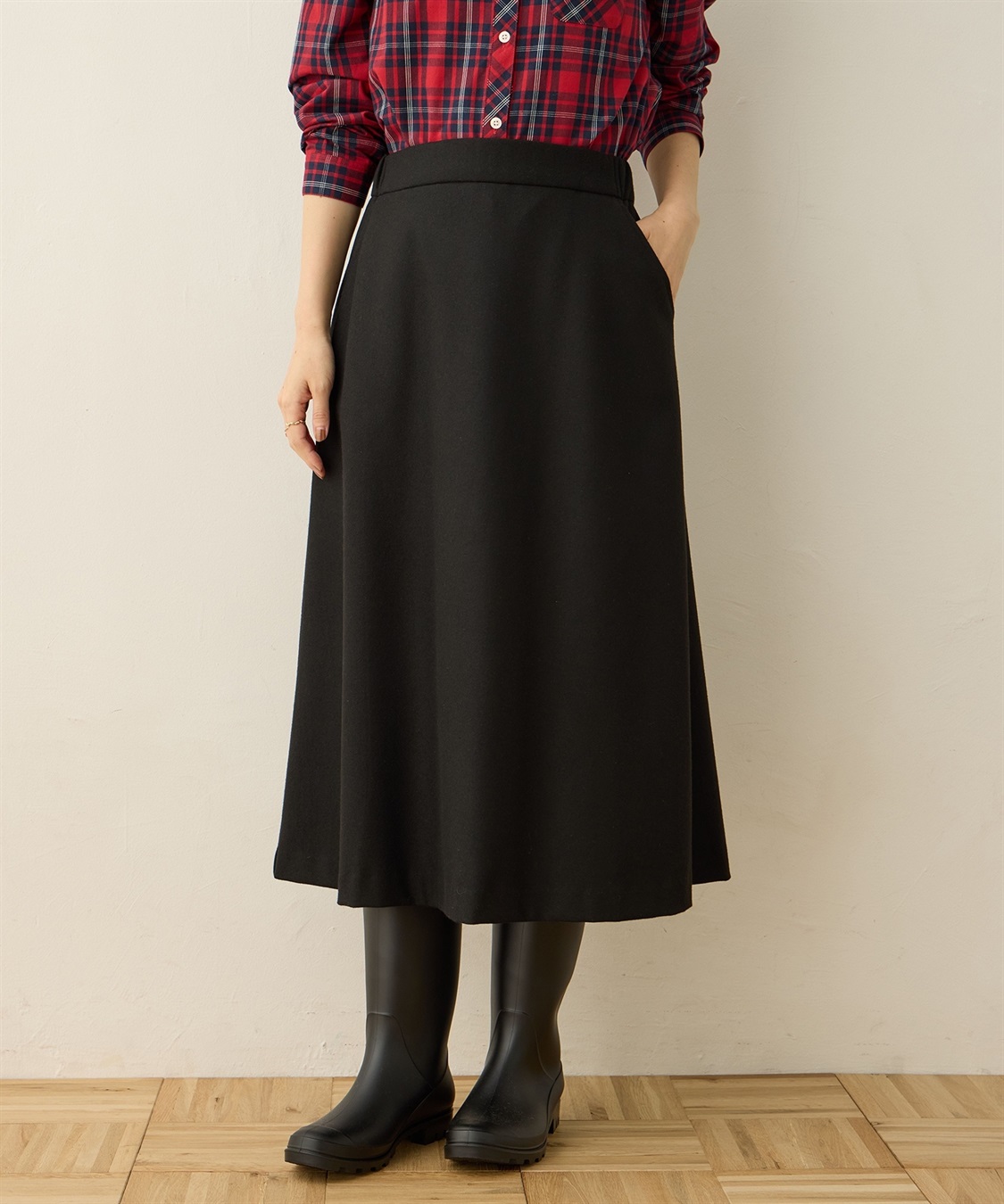 裏起毛フレアスカート DECOY｜クロスプラス公式通販サイト