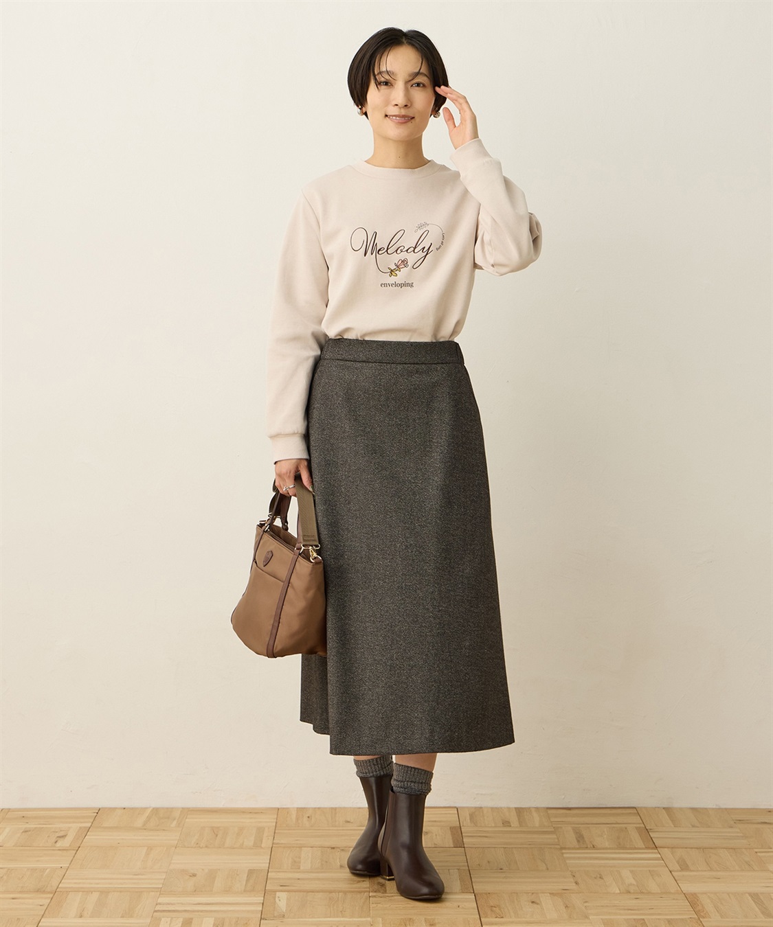 裏起毛フレアスカート DECOY｜クロスプラス公式通販サイト