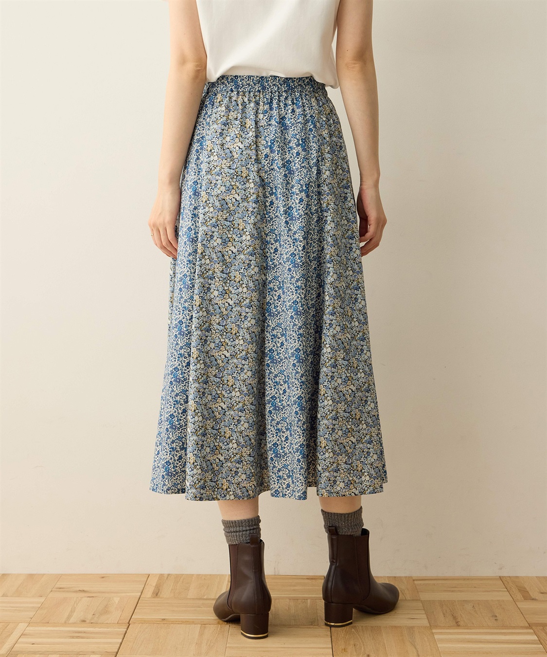 DECOY リバティプリントスカート_sub_2