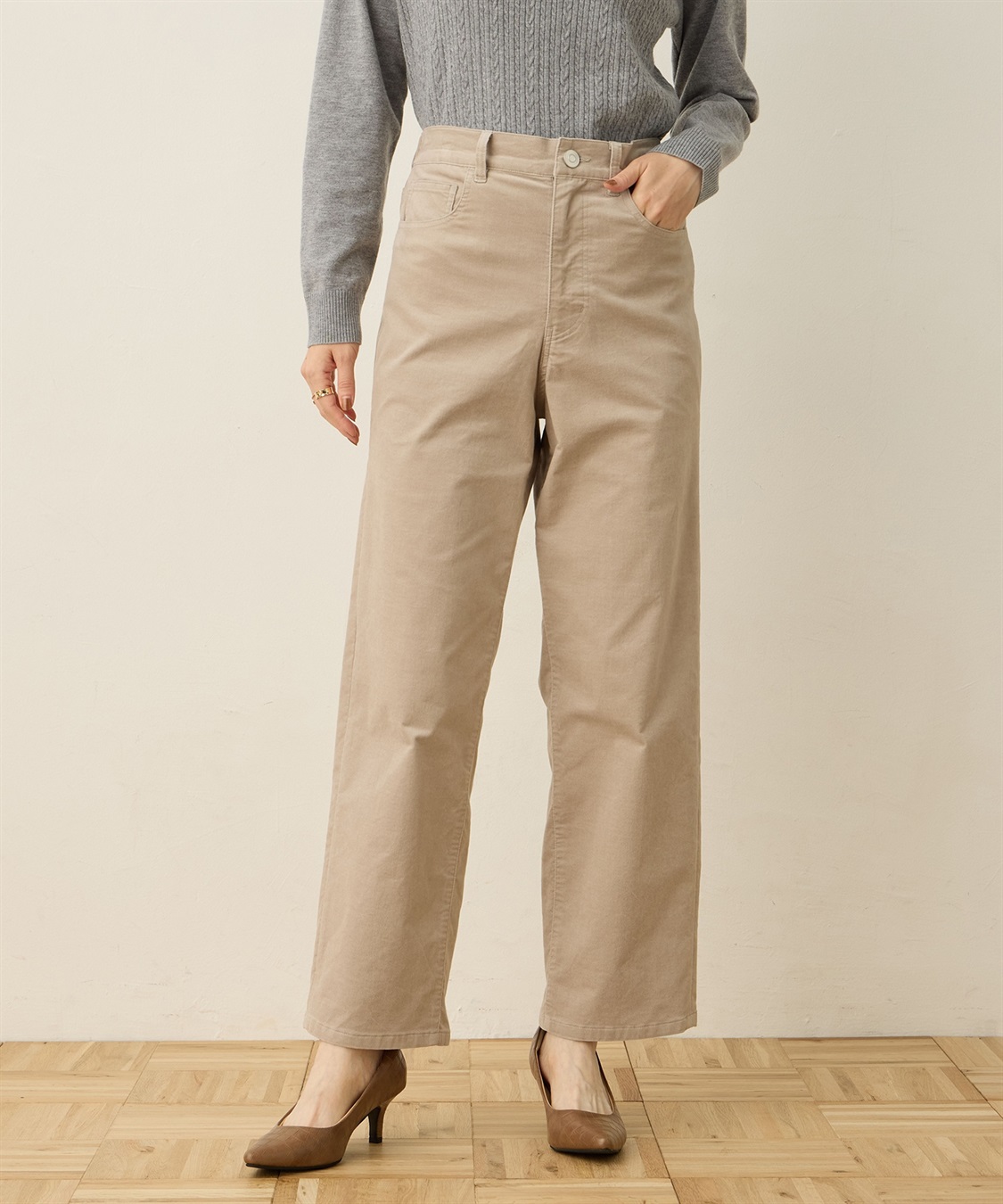 DECOY 裏起毛ストレッチパンツ_sub_4