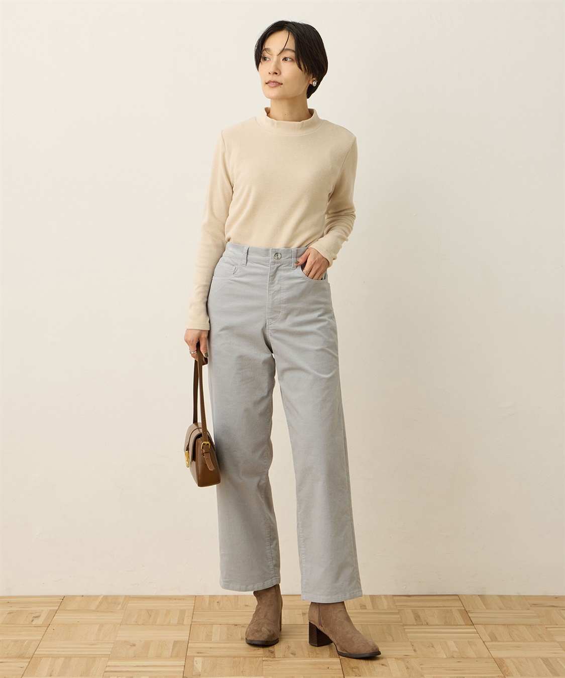 DECOY 裏起毛ストレッチパンツ_sub_8