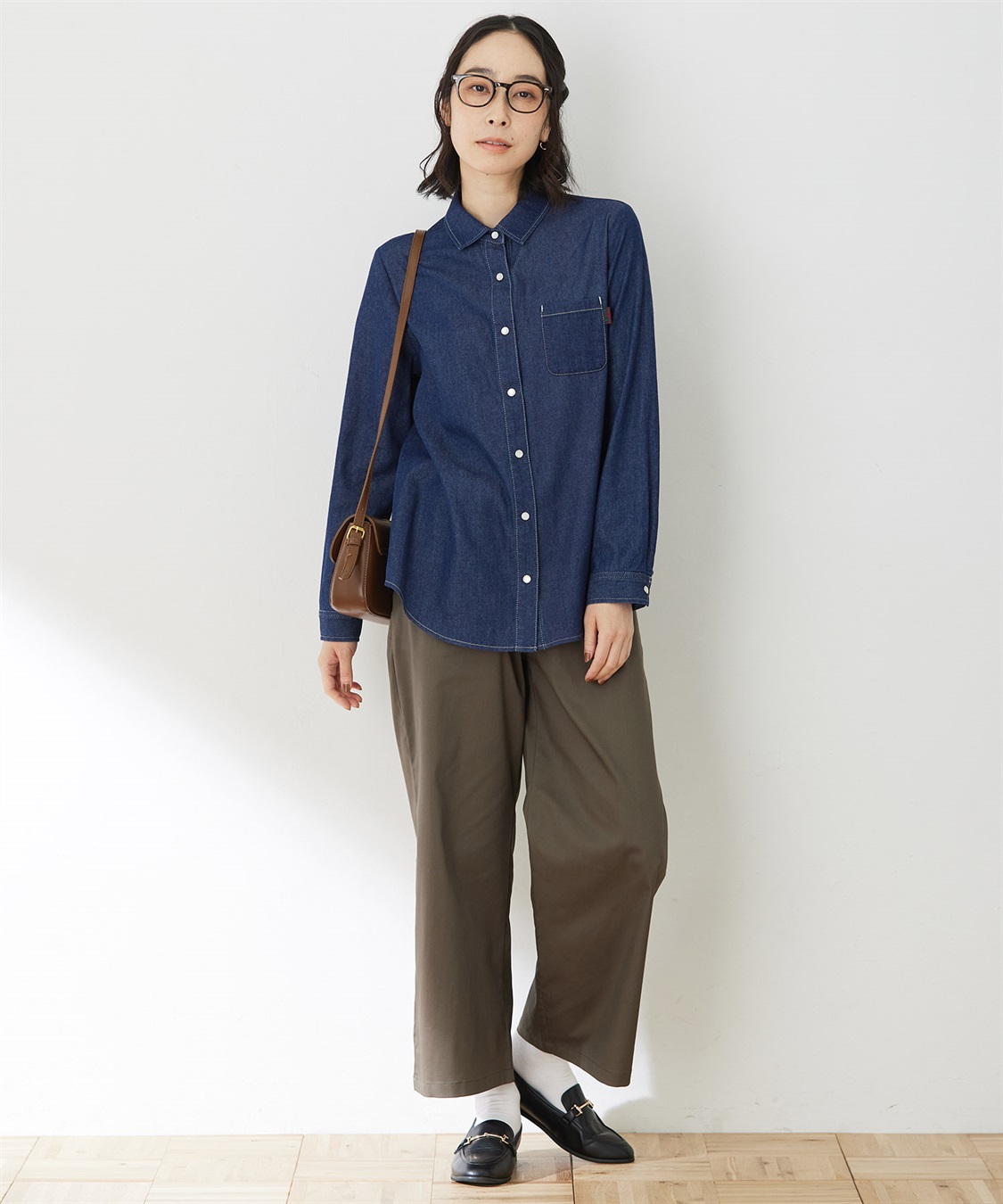 DECOY ストレッチワイドパンツ【リブウエスト】_sub_5