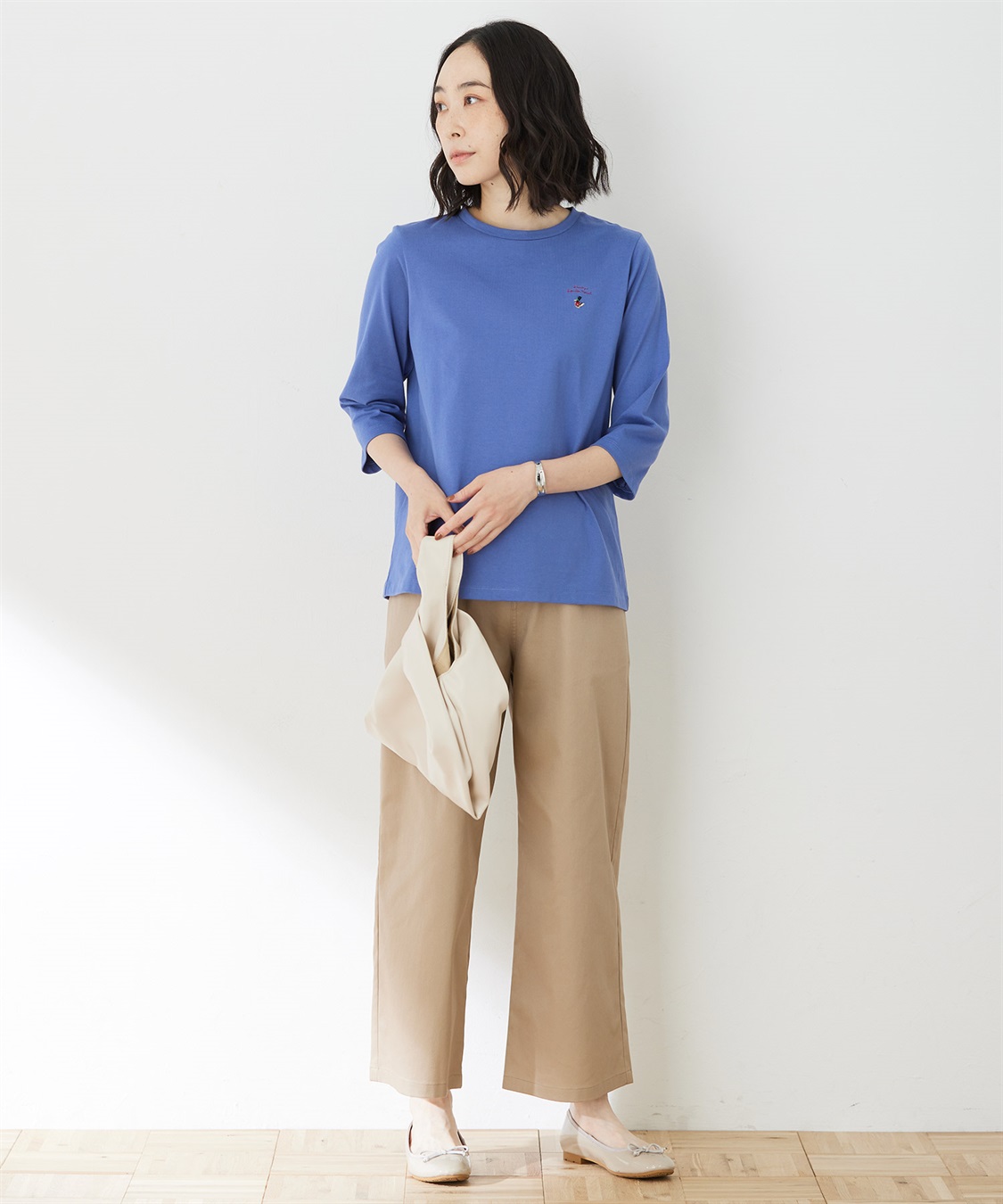 DECOY ストレッチワイドパンツ【リブウエスト】_sub_6