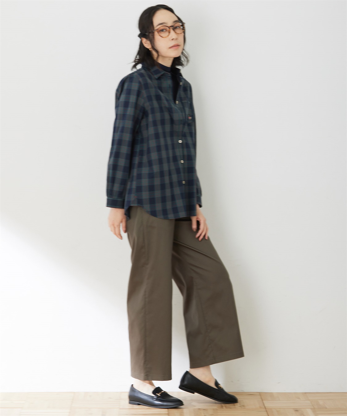 DECOY ストレッチワイドパンツ【リブウエスト】_sub_9