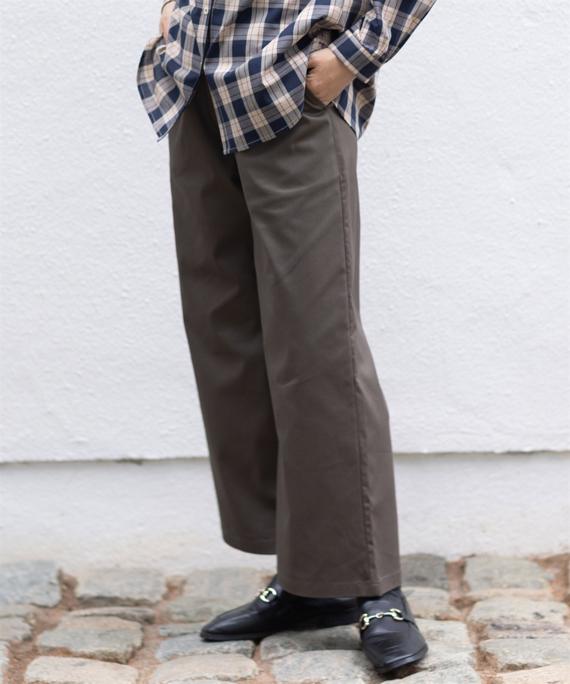 DECOY ストレッチワイドパンツ【リブウエスト】_sub_11