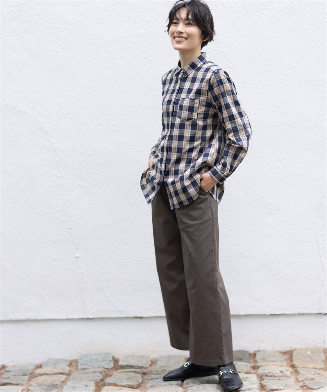 DECOY ストレッチワイドパンツ【リブウエスト】_sub_12