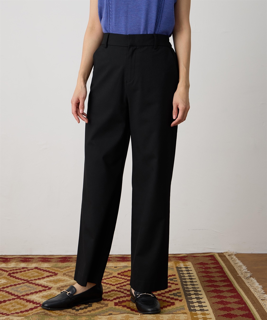 DECOY 裏付きストレートパンツ_sub_3