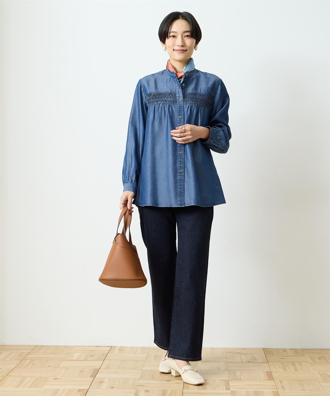 ストレッチデニムストレートパンツ DECOY｜クロスプラス公式通販サイト