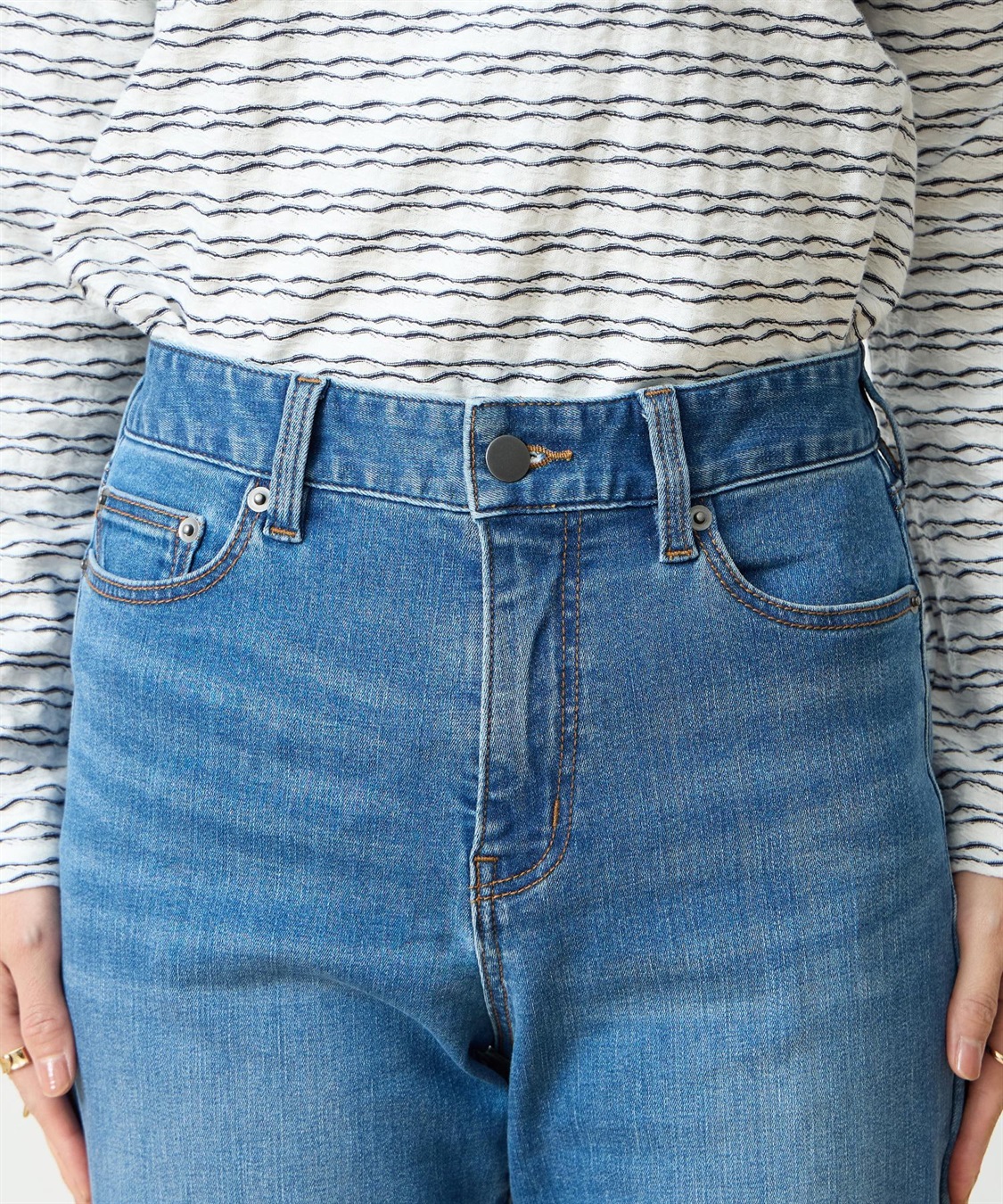 DECOY ストレッチデニムストレートパンツ_sub_10