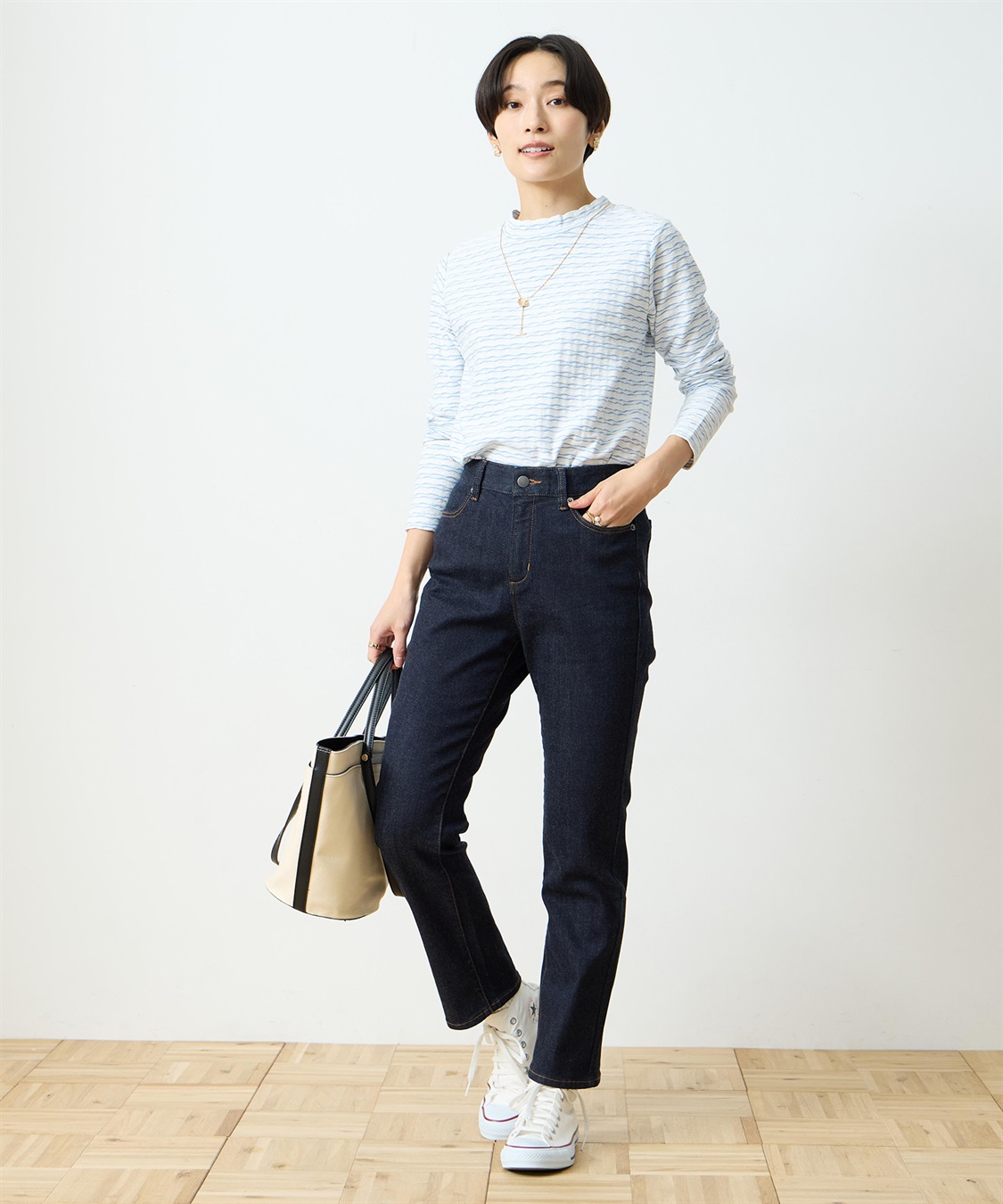 DECOY ストレッチデニムスリムパンツ_sub_6