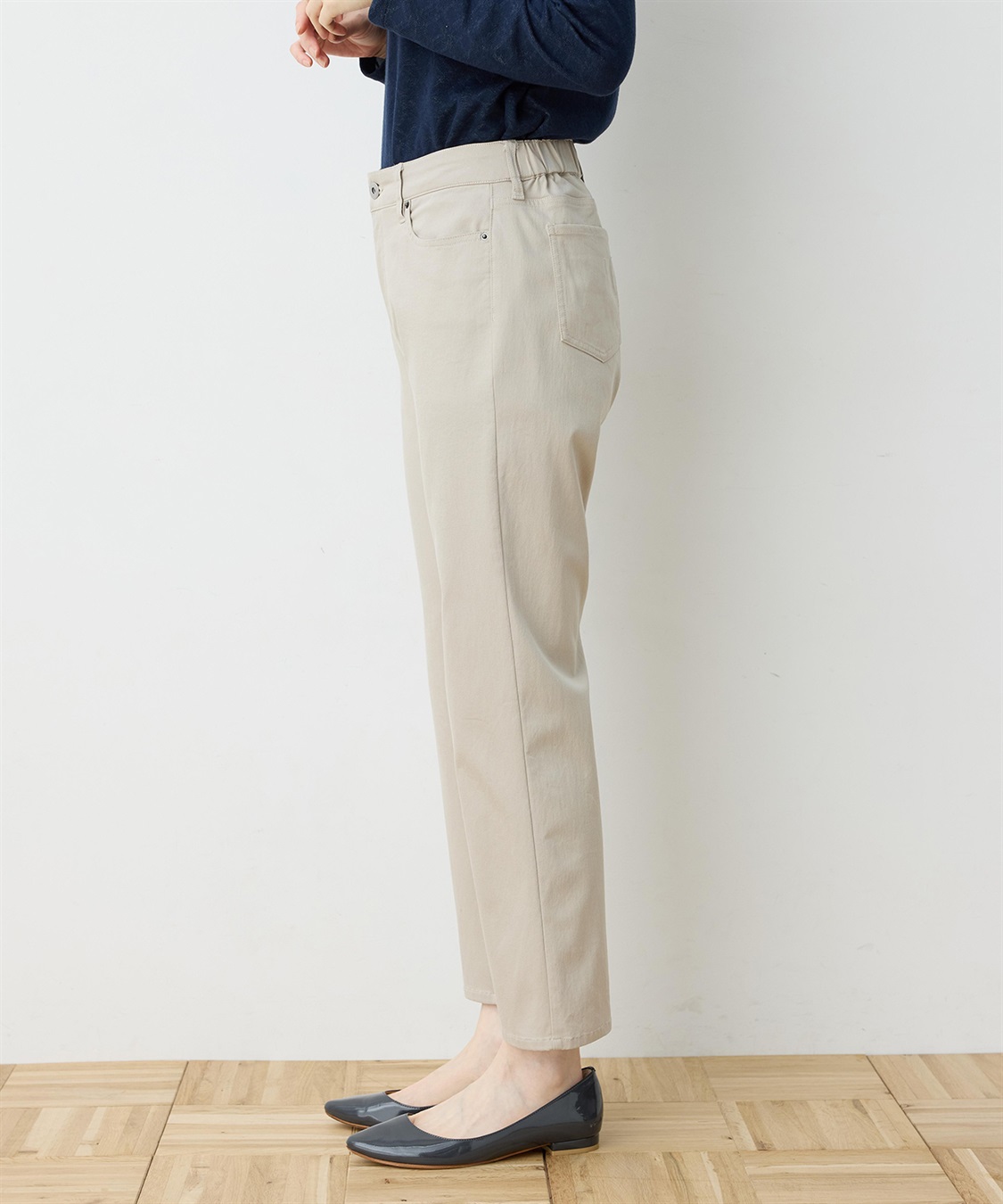 DECOY ストレッチストレートパンツ【接触冷感】_sub_2