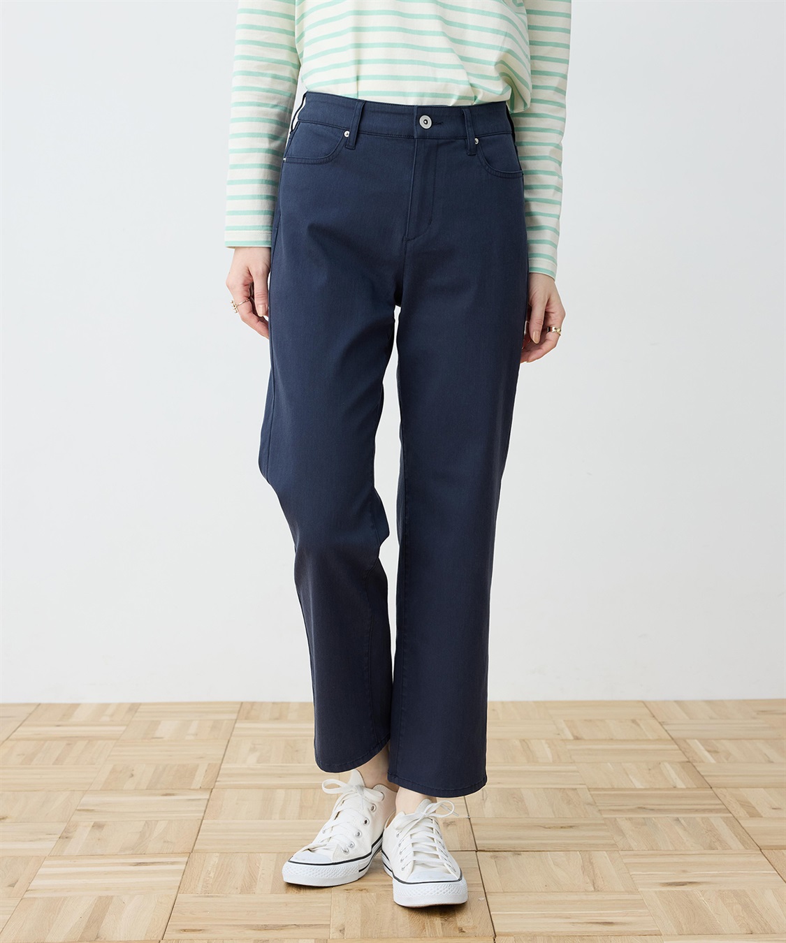 DECOY ストレッチストレートパンツ【接触冷感】_sub_5