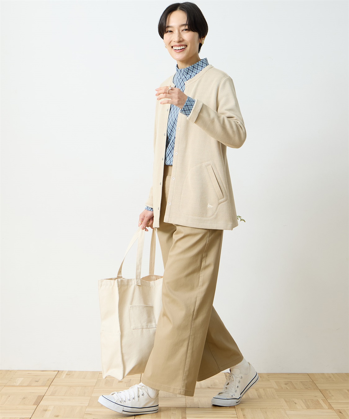 DECOY ストレッチワイドパンツ_sub_5