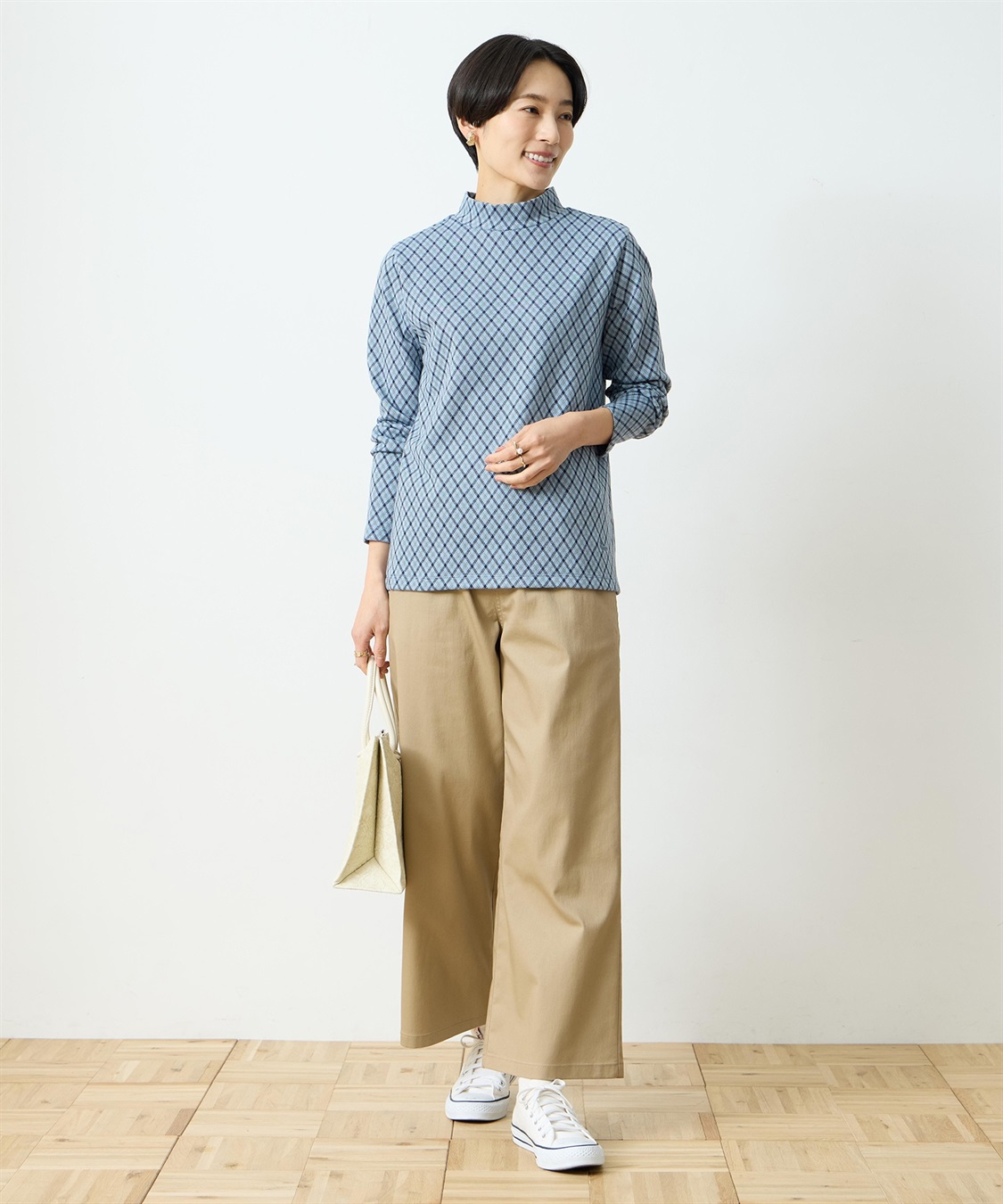 DECOY ストレッチワイドパンツ_sub_6