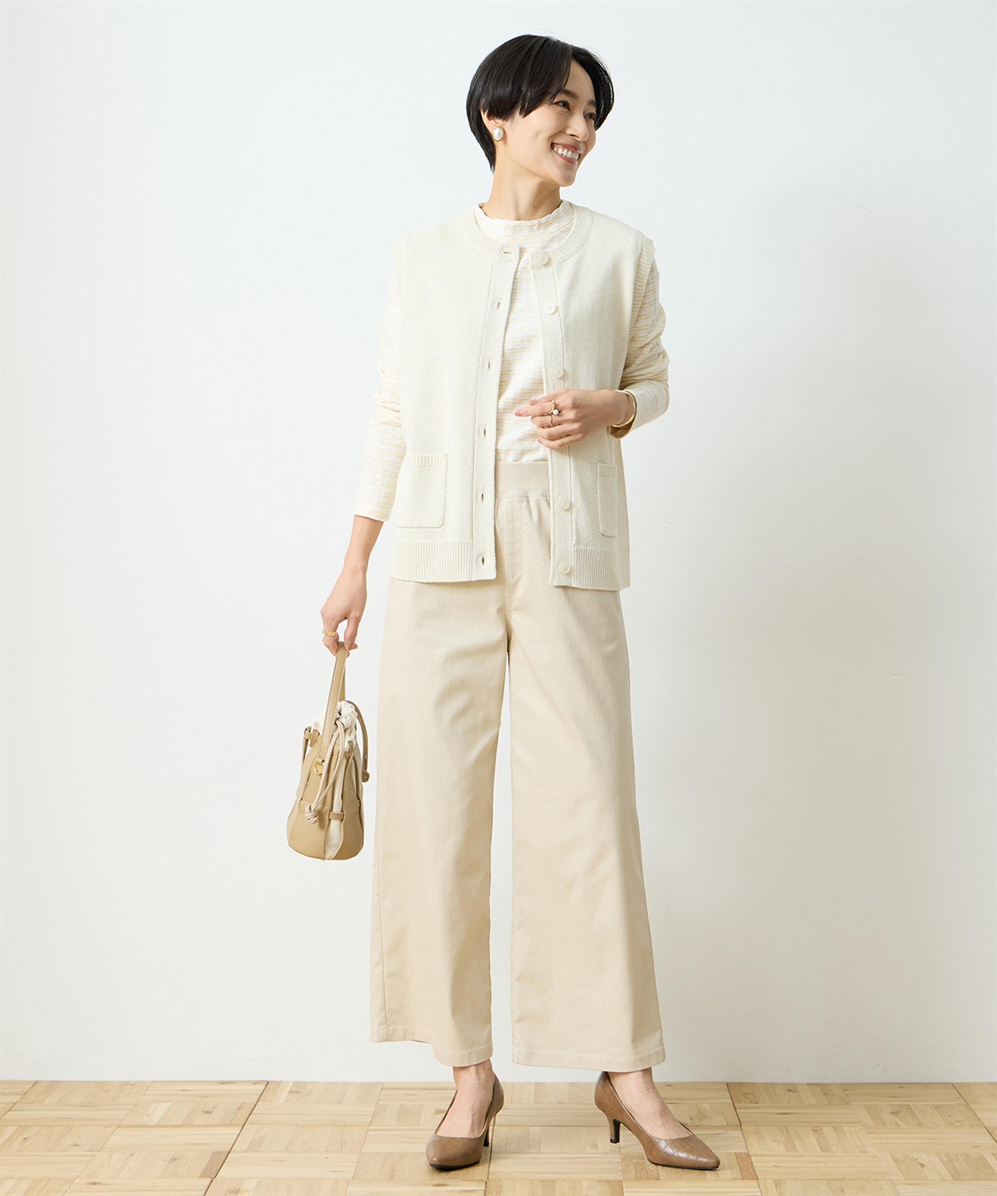 DECOY ストレッチワイドパンツ_sub_11