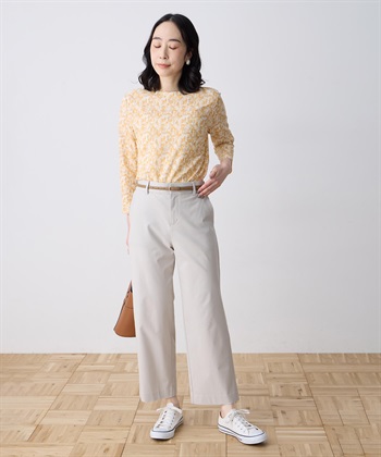 DECOY ストレッチストレートパンツ【接触冷感・後ろウエストゴム】_subthumb_9