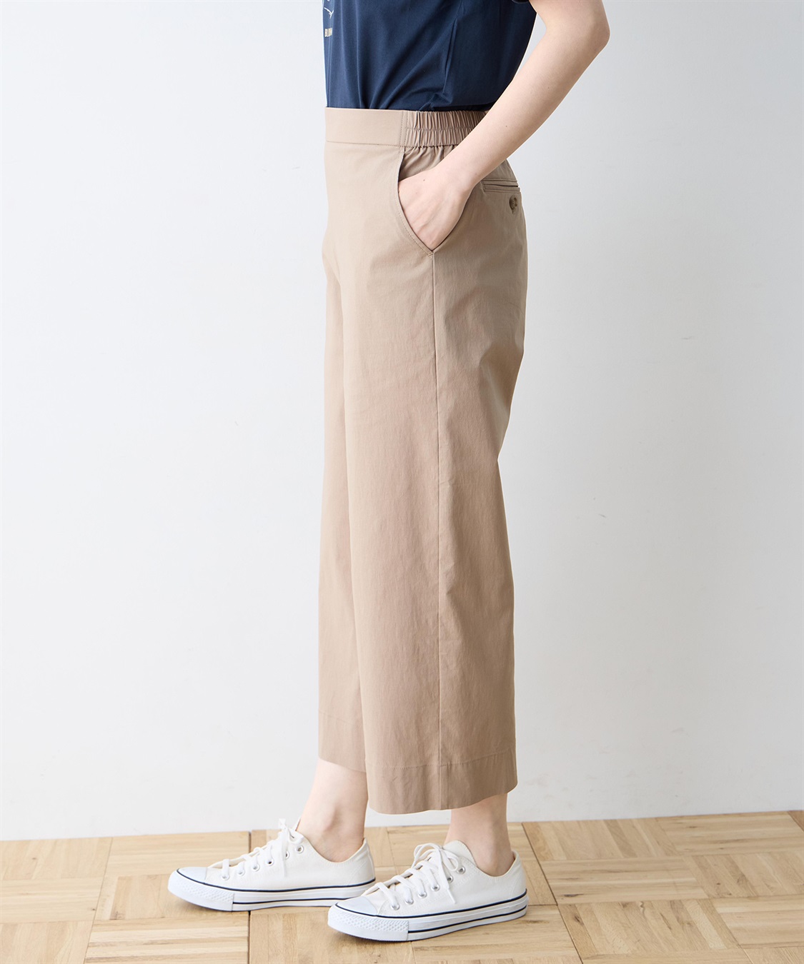 DECOY ストレッチワイドパンツ【接触冷感】【ウォッシャブル】_sub_2