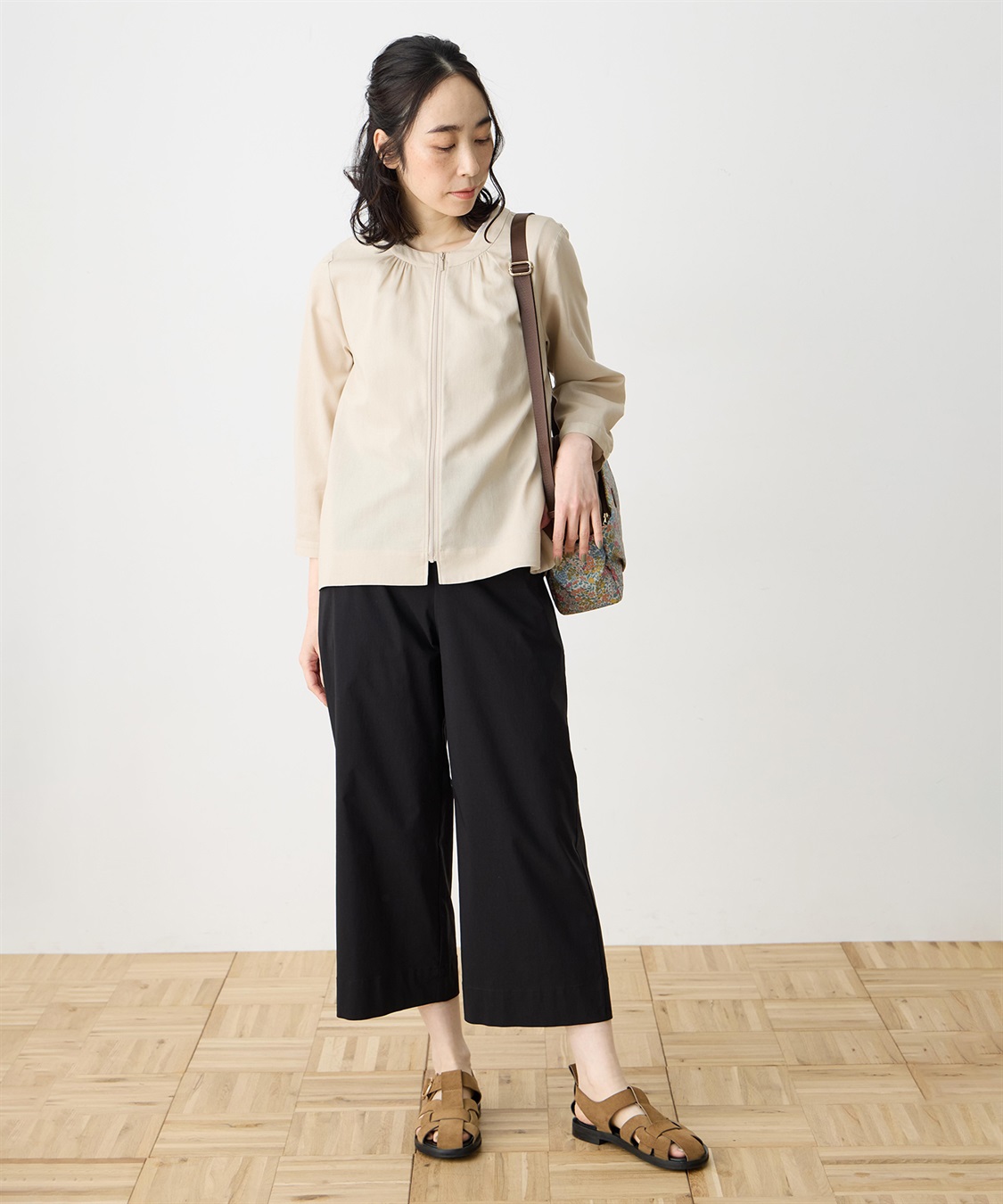 DECOY ストレッチワイドパンツ【接触冷感】【ウォッシャブル】_sub_13