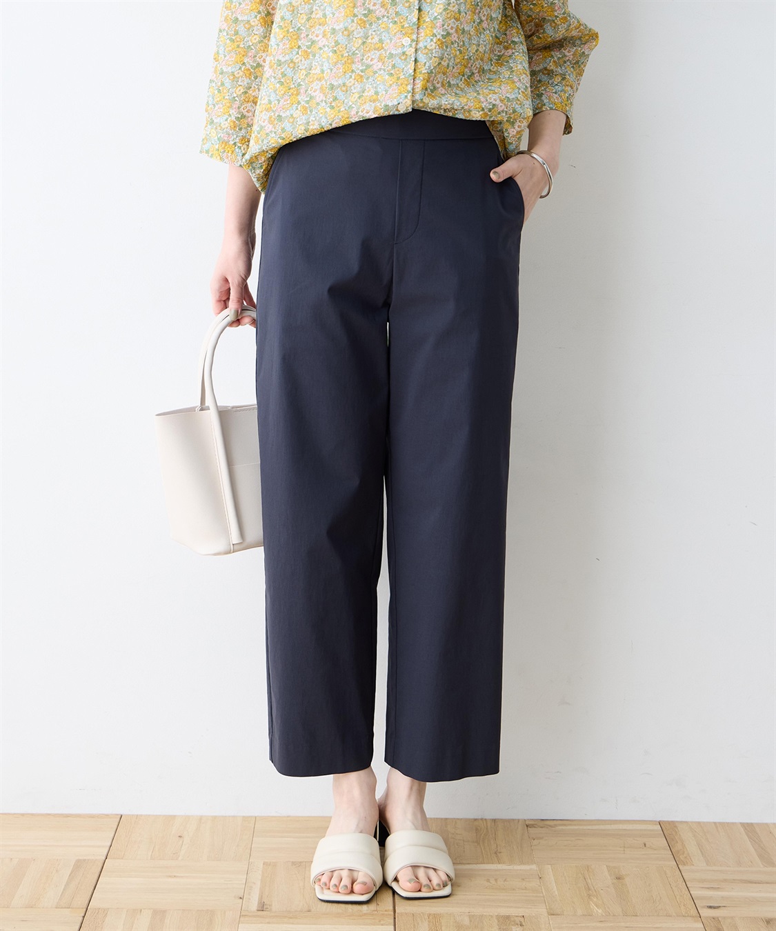 DECOY ストレッチストレートパンツ【接触冷感】【ウォッシャブル】_sub_4