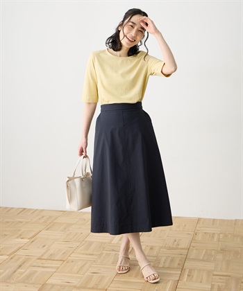 DECOY ストレッチセミフレアスカート【接触冷感】【ウォッシャブル】【WEB限定】_subthumb_8