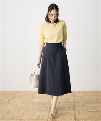 DECOY ストレッチセミフレアスカート【接触冷感】【ウォッシャブル】【WEB限定】_subthumb_9