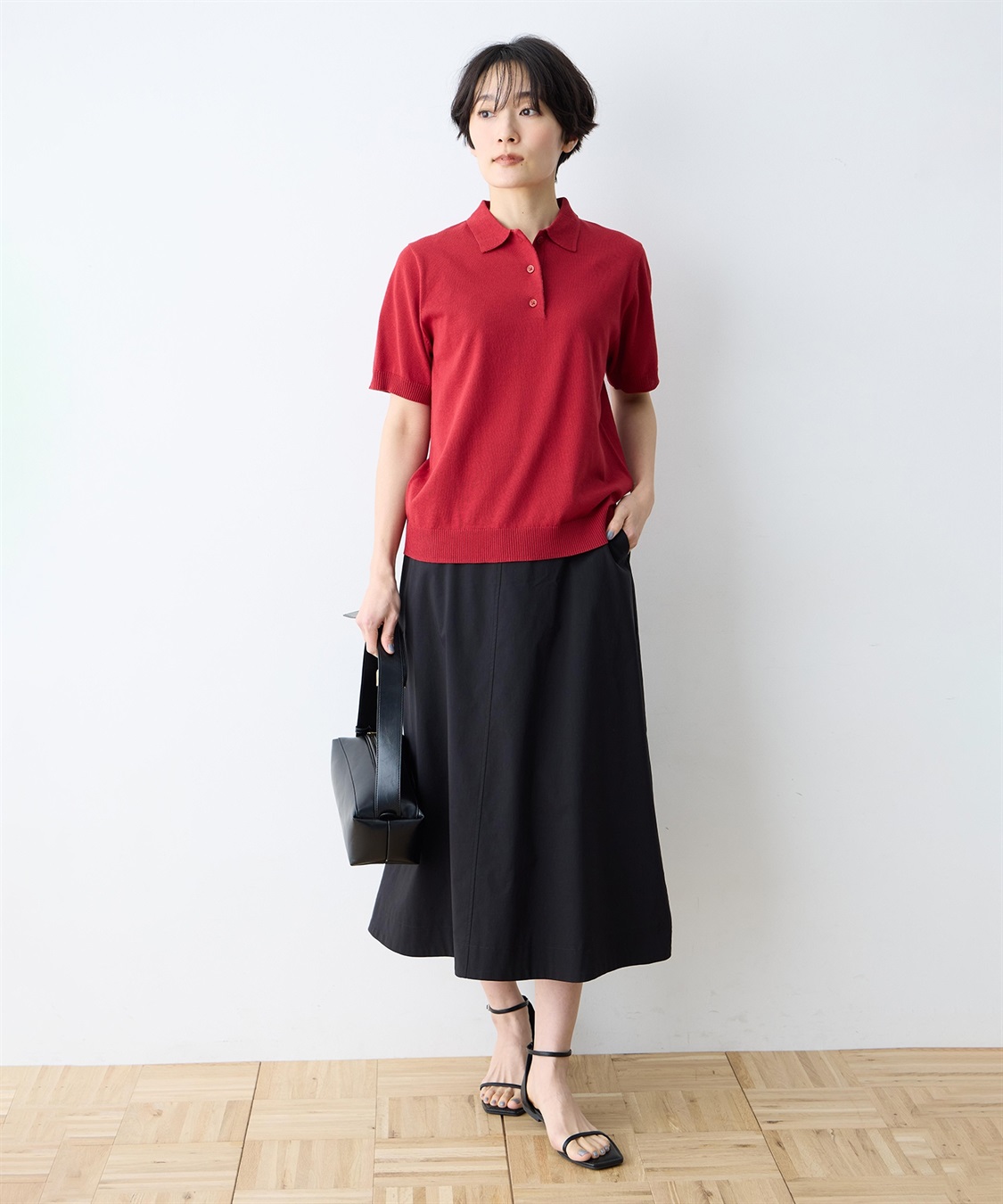 DECOY ストレッチセミフレアスカート【接触冷感】【ウォッシャブル】【WEB限定】_sub_10