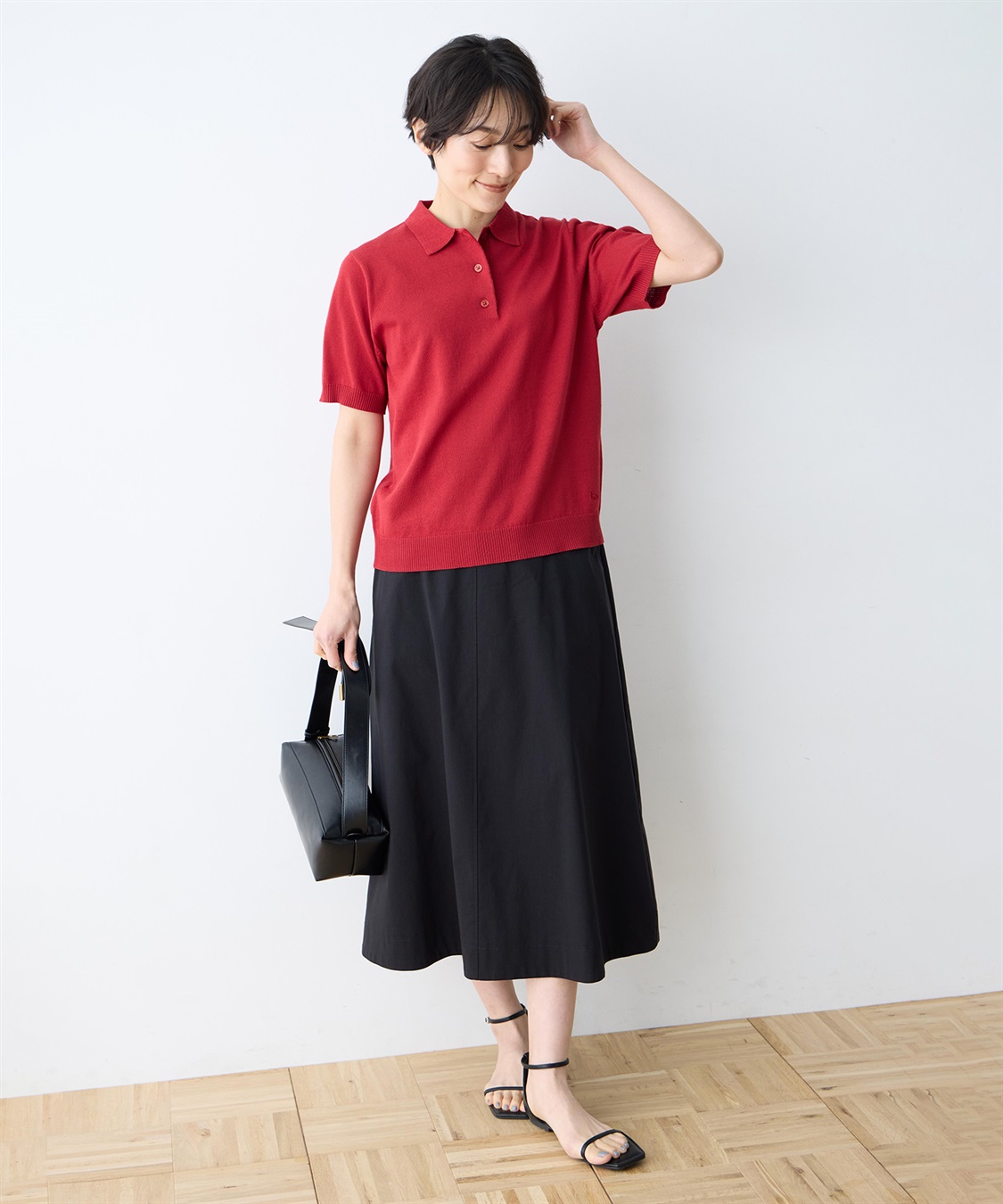 DECOY ストレッチセミフレアスカート【接触冷感】【ウォッシャブル】【WEB限定】_sub_11