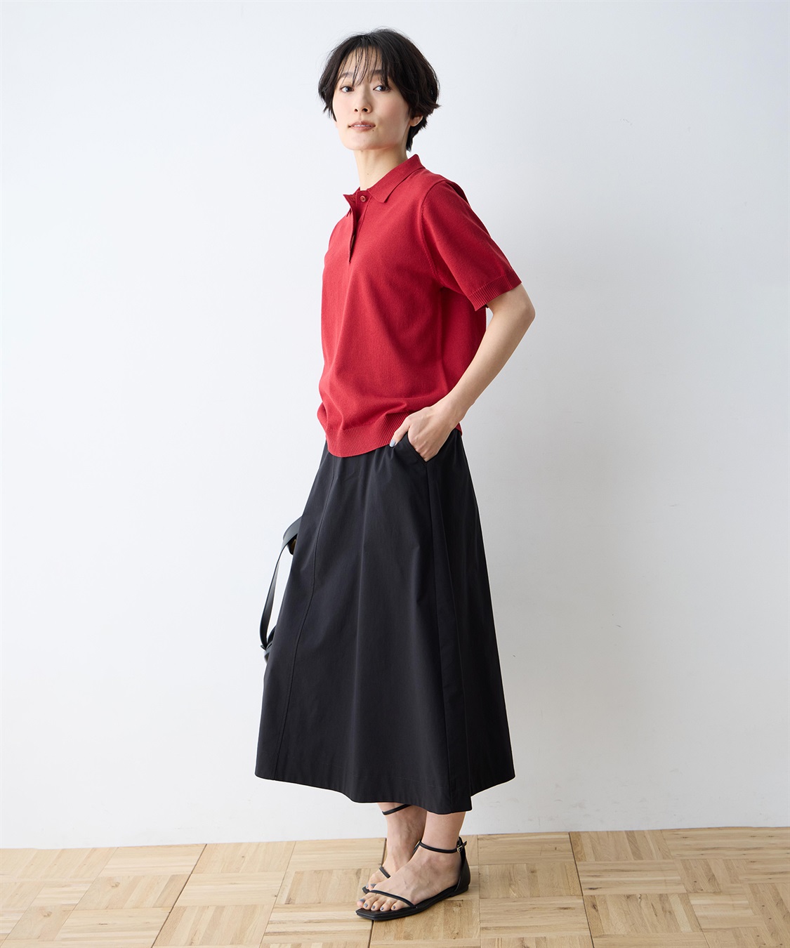 DECOY ストレッチセミフレアスカート【接触冷感】【ウォッシャブル】【WEB限定】_sub_12