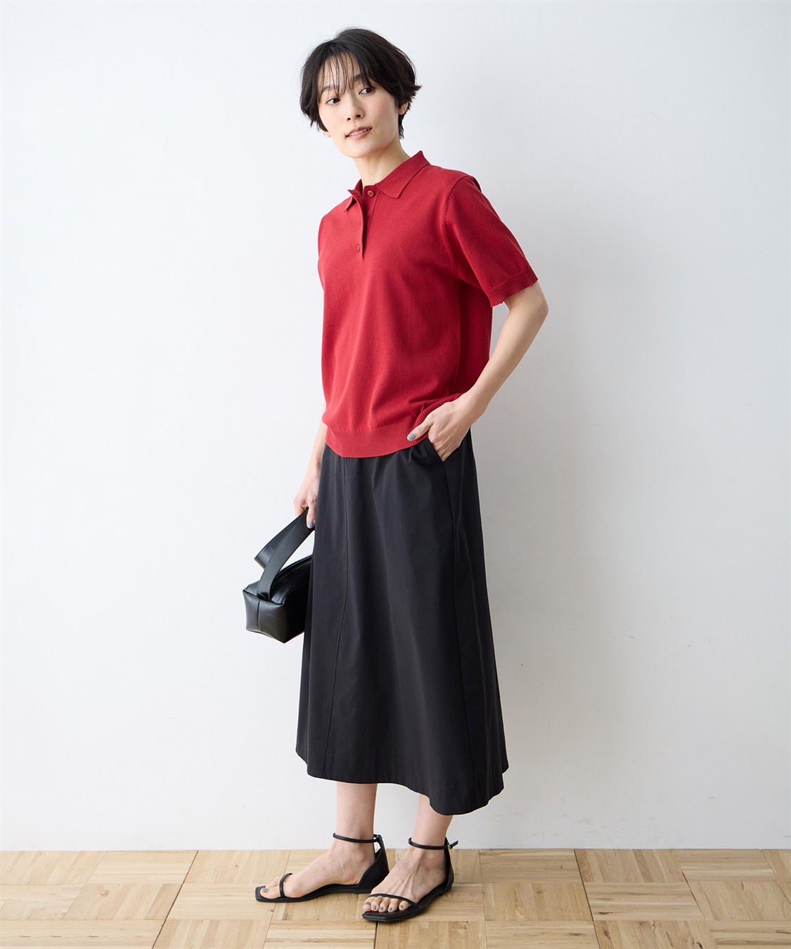 DECOY ストレッチセミフレアスカート【接触冷感】【ウォッシャブル】【WEB限定】_sub_14