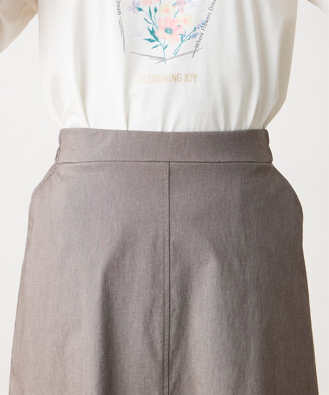 DECOY ストレッチセミフレアスカート【接触冷感】【ウォッシャブル】【WEB限定】_sub_19