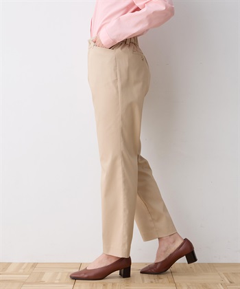 DECOY ファンクションストレッチテーパードパンツ【接触冷感・UVケア・吸水速乾・遮熱・透け防止・後ろウエストゴム・サスティナブル素材】_subthumb_3