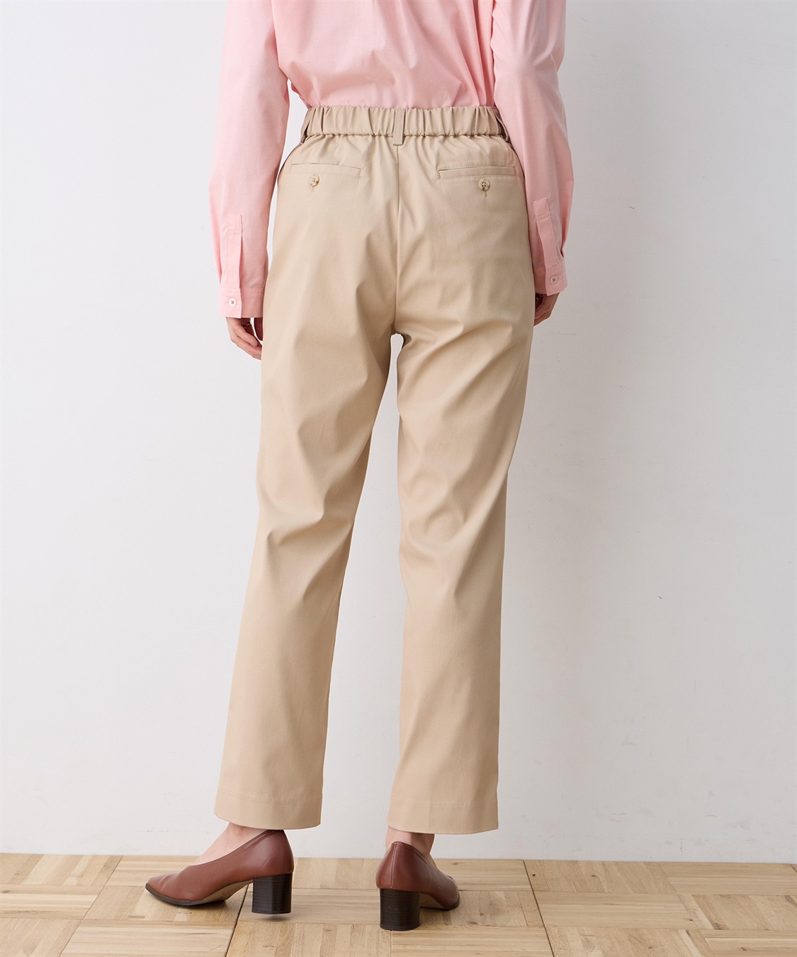 DECOY ファンクションストレッチテーパードパンツ【接触冷感・UVケア・吸水速乾・遮熱・透け防止・後ろウエストゴム・サスティナブル素材】_sub_4