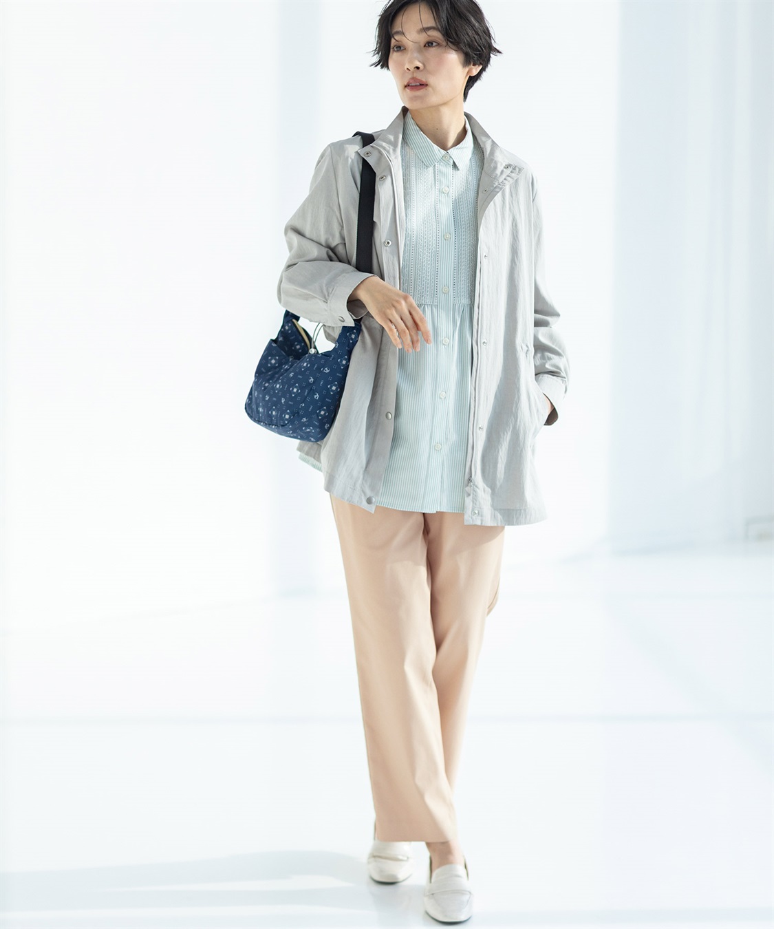 DECOY ファンクションストレッチテーパードパンツ【接触冷感・UVケア・吸水速乾・遮熱・透け防止・後ろウエストゴム・サスティナブル素材】_sub_6