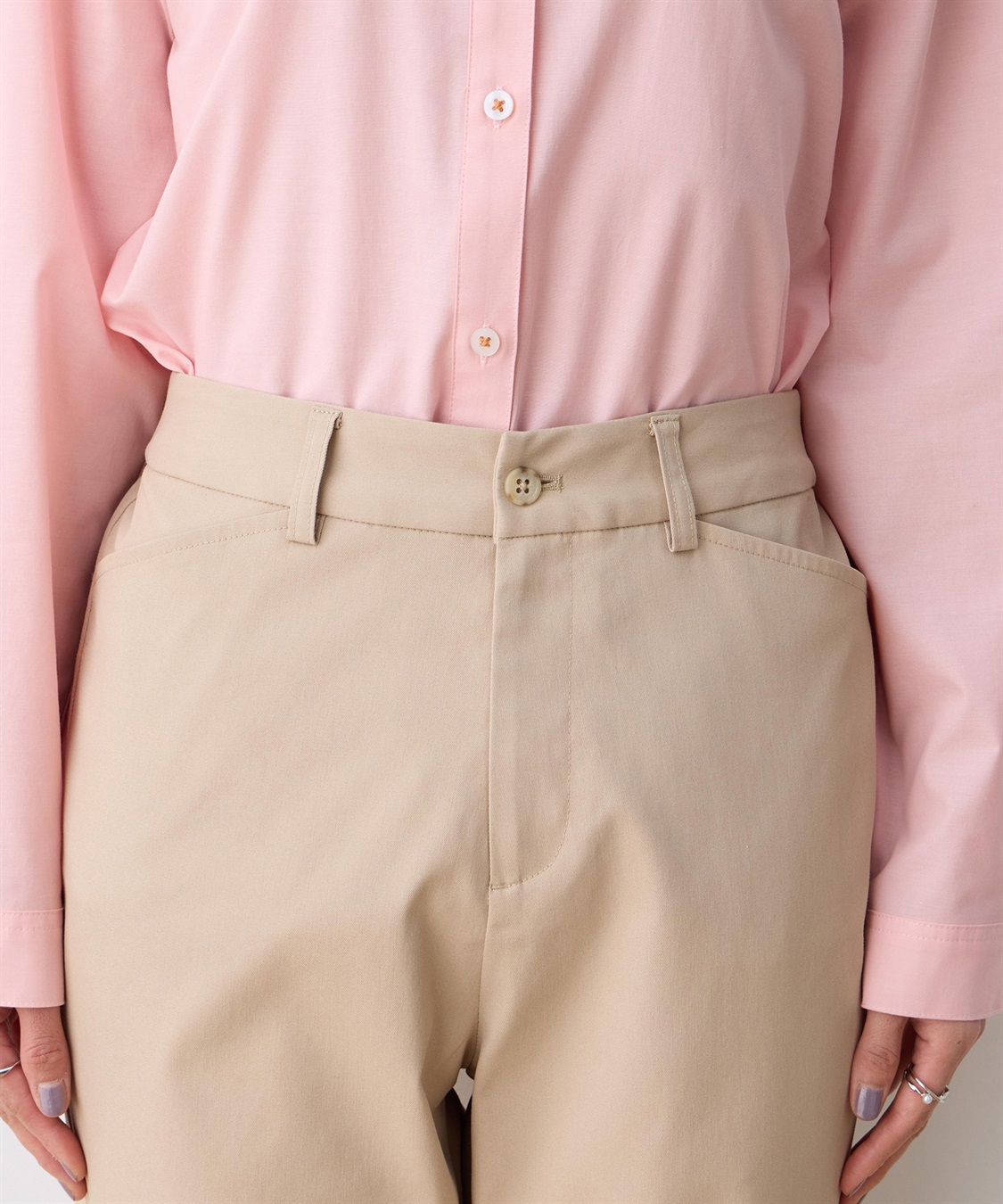 DECOY ファンクションストレッチテーパードパンツ【接触冷感・UVケア・吸水速乾・遮熱・透け防止・後ろウエストゴム・サスティナブル素材】_sub_11