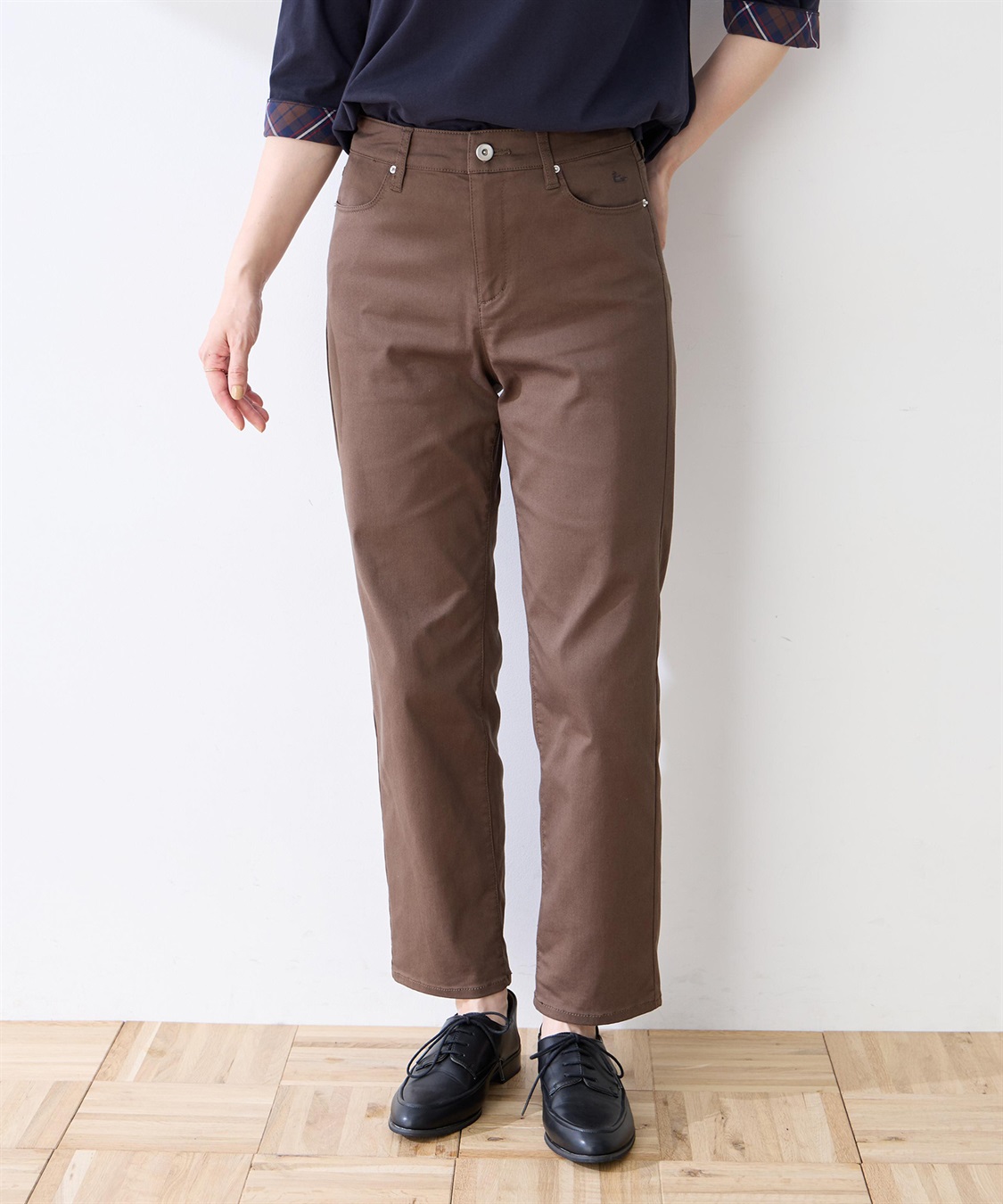 DECOY ストレッチストレートパンツ【後ろウエストゴム】_sub_7