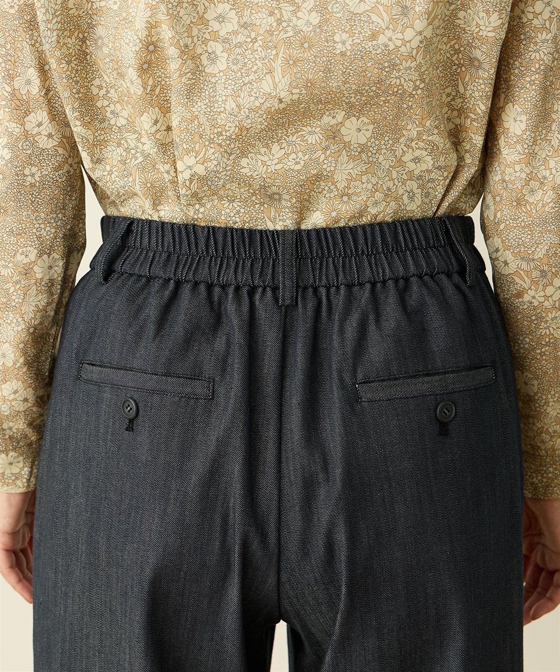 DECOY デニムライクストレッチストレートパンツ_sub_18