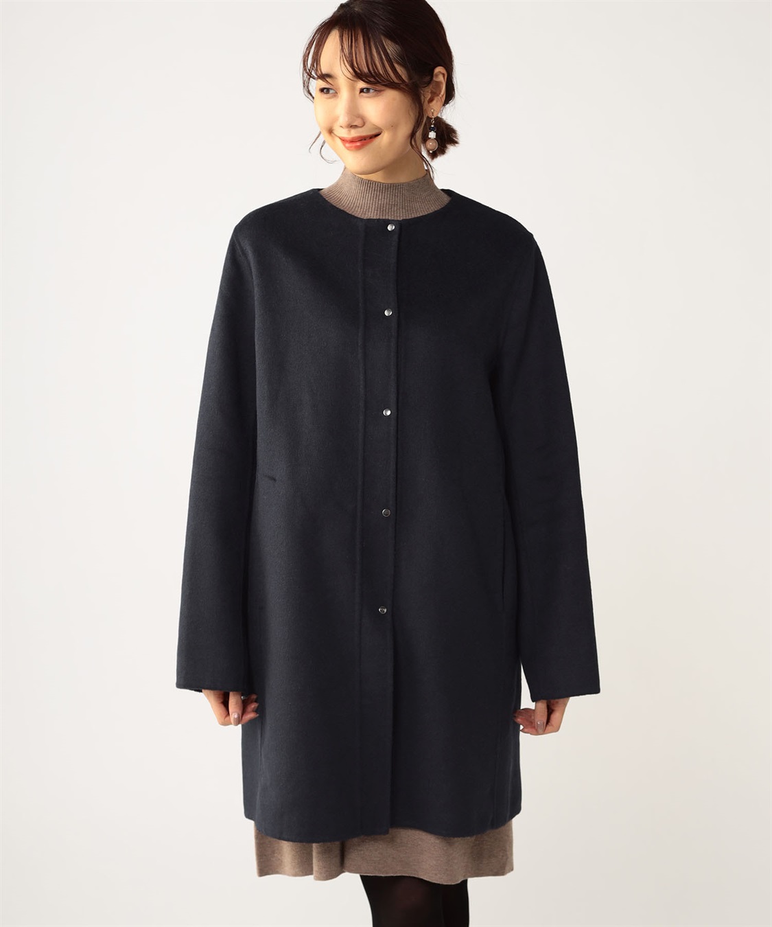 DECOY ハンドメイドウールリバーコート_sub_2