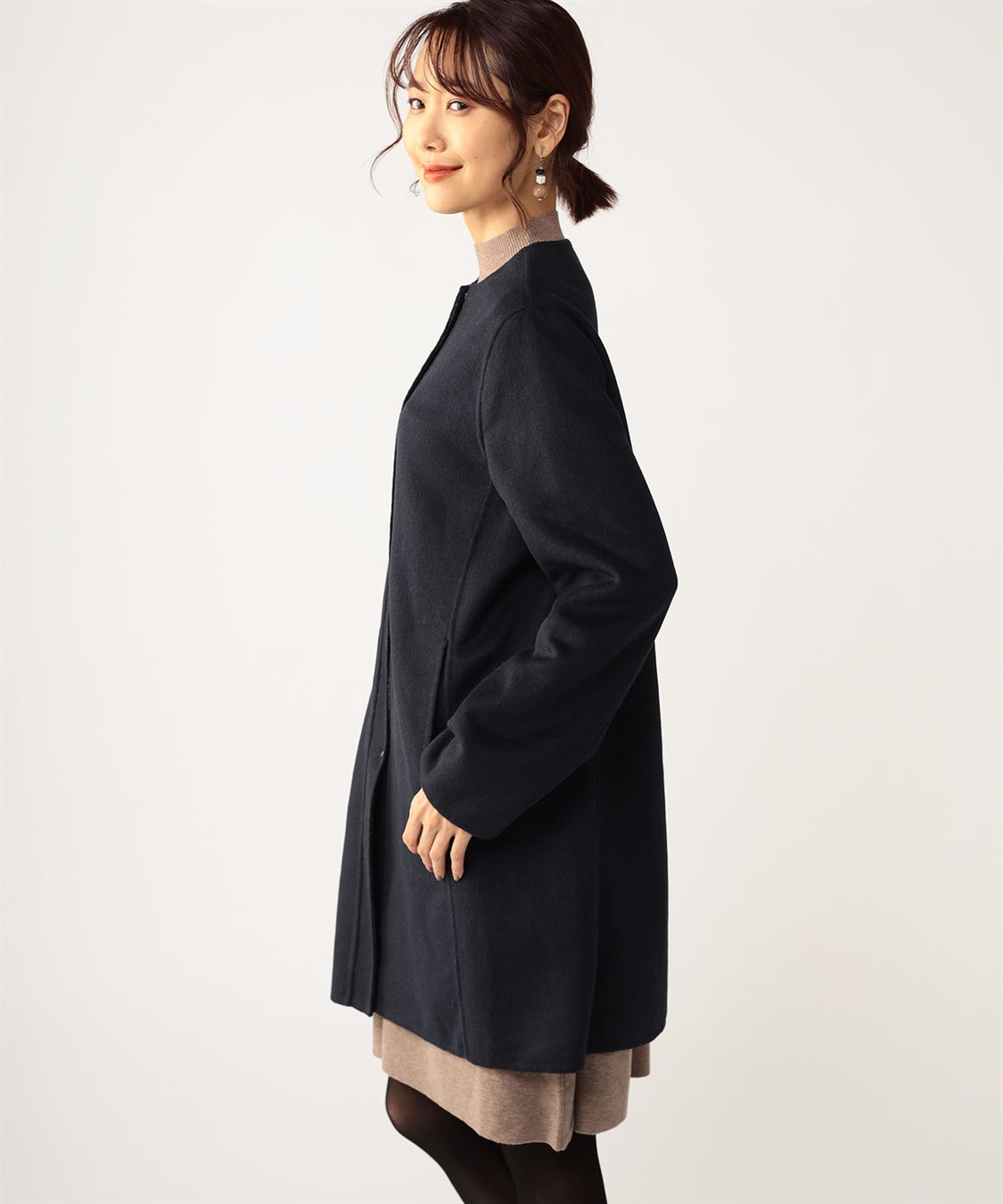 DECOY ハンドメイドウールリバーコート_sub_3