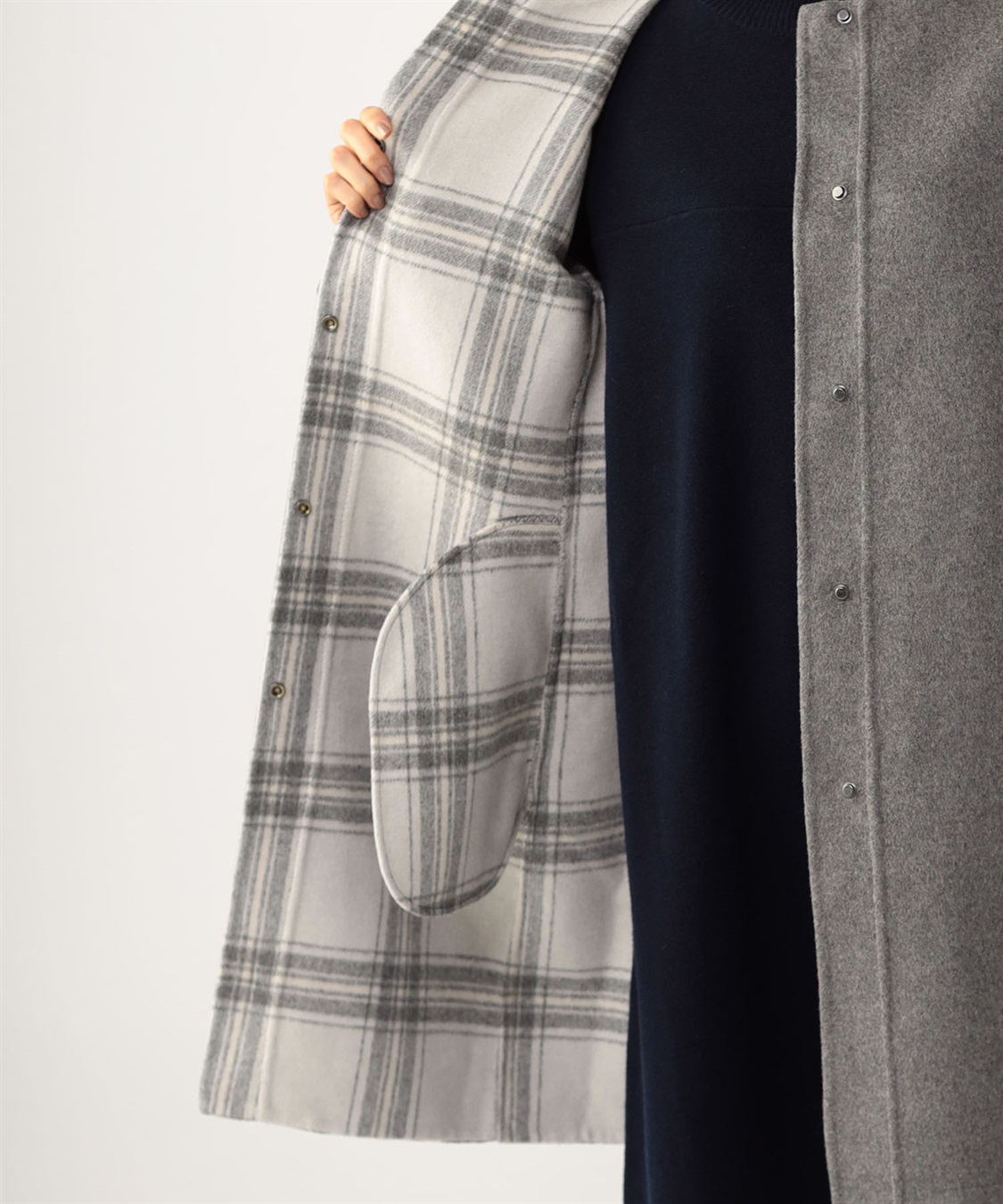 DECOY ハンドメイドウールリバーコート_sub_14